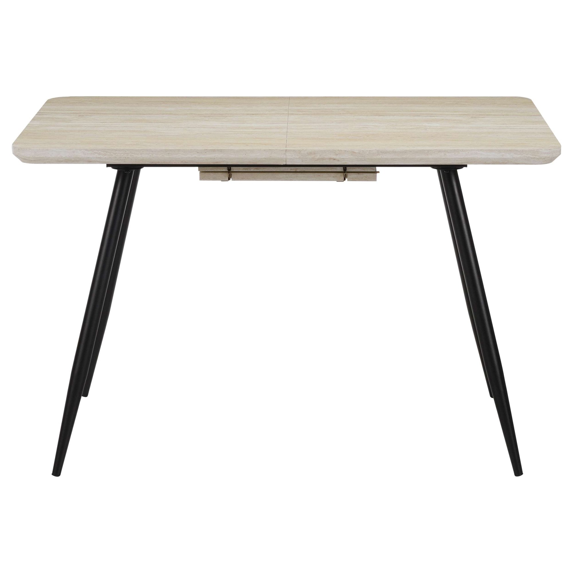 GOODproduct Esstisch »Ombrone« ausziehbar 120-160 cm, Synchronauszug, inkl Einlegeplatte, Breite 80cm