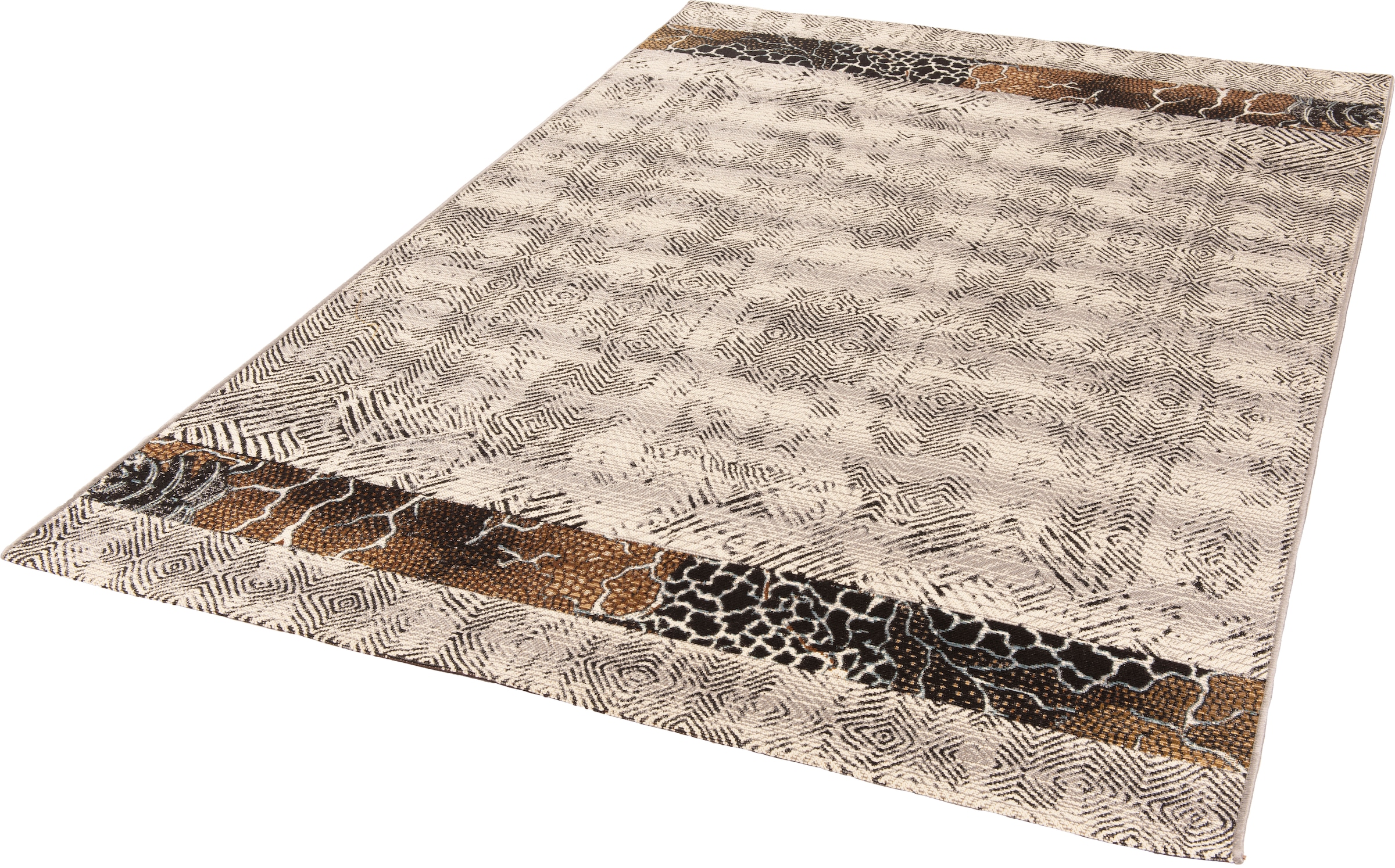 Gino Falcone Tapis »Outdoor-Africa 43« Rectangulaire 5 mm Höhe tissu plat, adapté intérieur et extérieur, salon