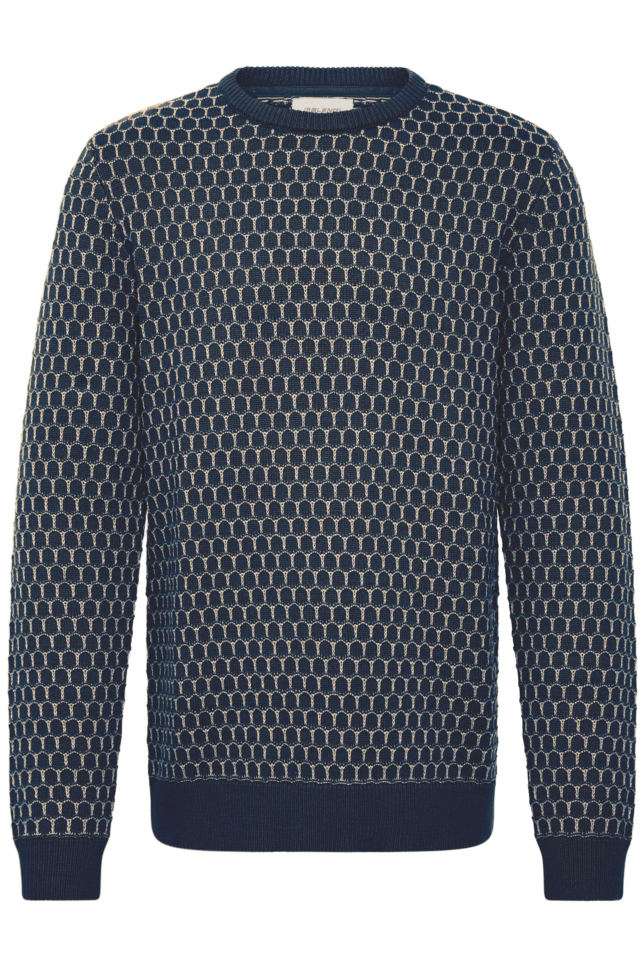 Blend Rundhalspullover »BHDONG CREW« Baumwolle, regular fit