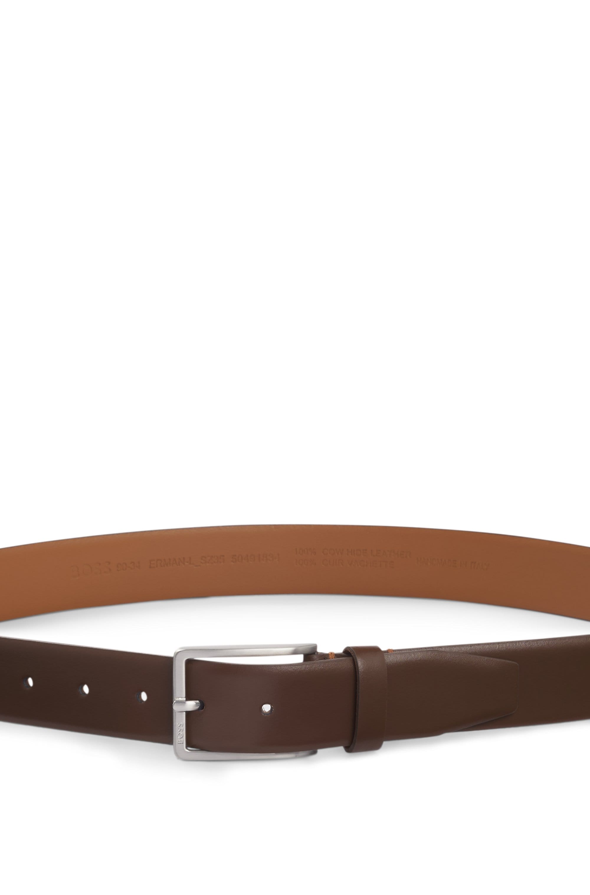 BOSS Ceinture en cuir »Erman-L_Sz35« mit dezenter BOSS-Prägung auf der Schliesse