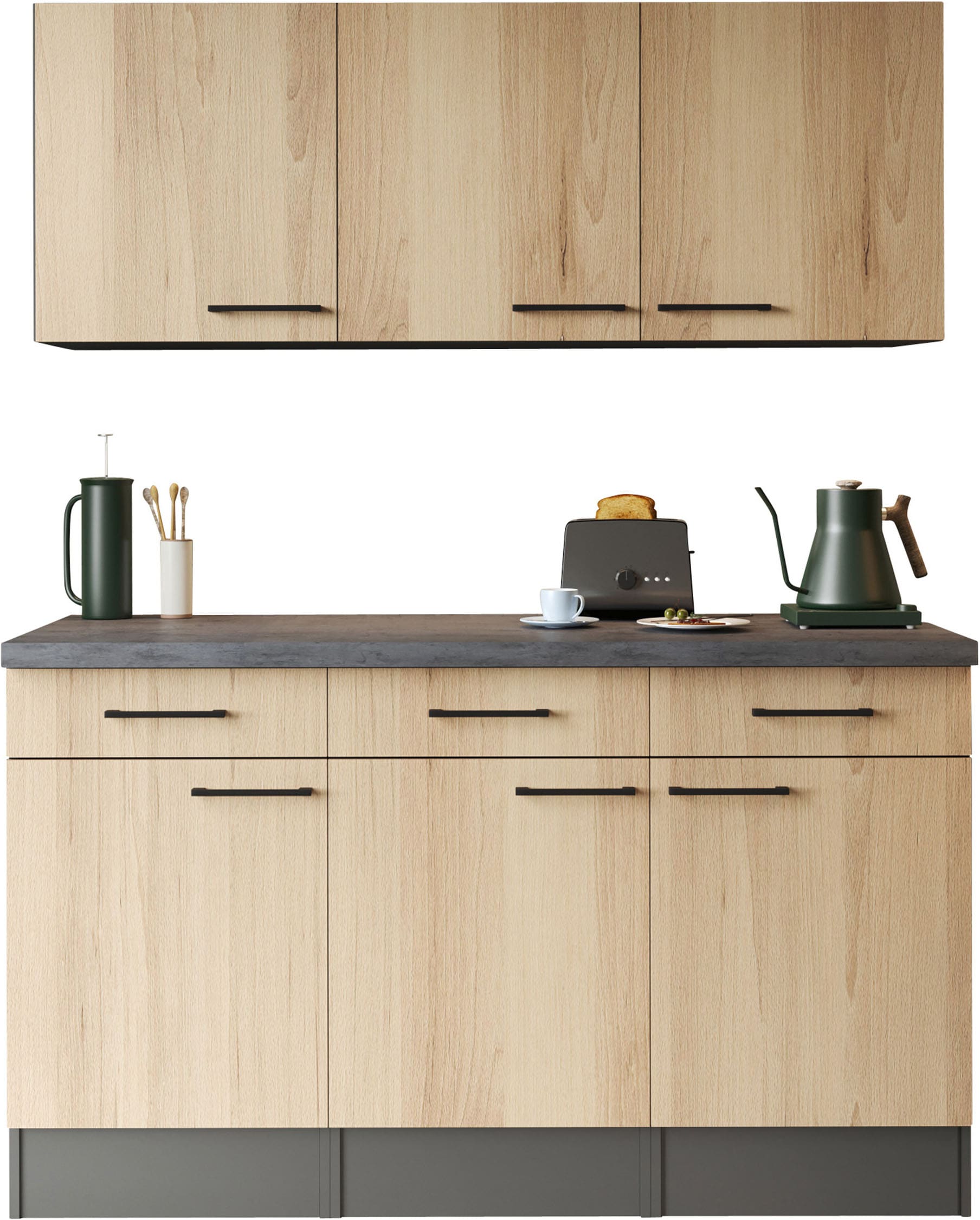 RESPEKTA Sideboard »Oliver« zerlegt, mit Soft Close Funktion, inkl. Oberschränke, Breite 150 cm