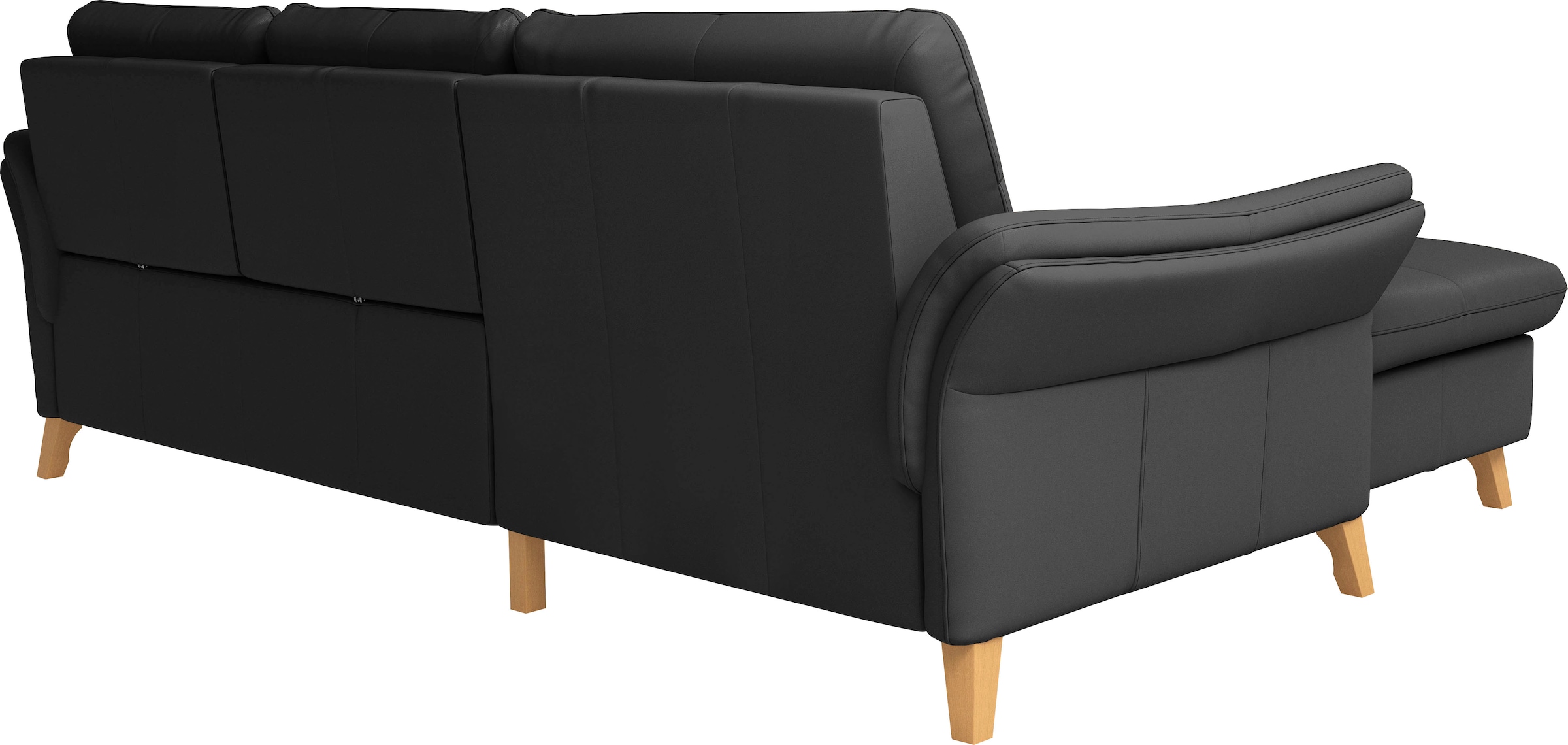 sit&more Ecksofa »Göteborg«, Sitztiefenverstellung und Federkern, wahlweise mit Bettfunktion