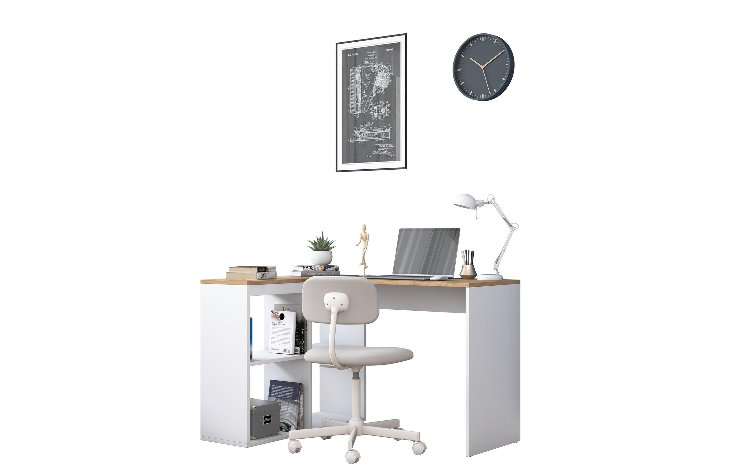 Image of WOODY FASHION Arbeitstisch "120 x 74.8 x 50 cm"