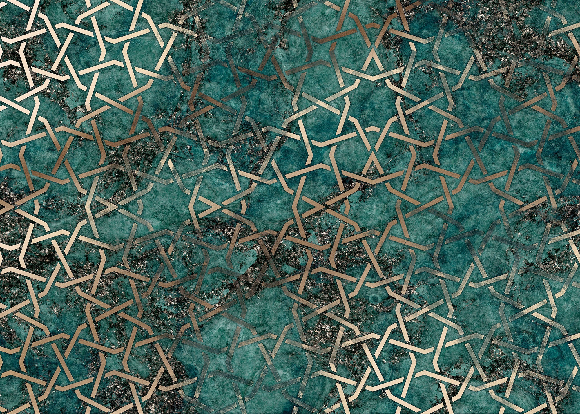 Image of Komar Vliestapete "Digitaldruck Vlies - Starlight - Grösse 350 x 250 cm" bedruckt glatt Wohnzimmer, Schlafzimmer