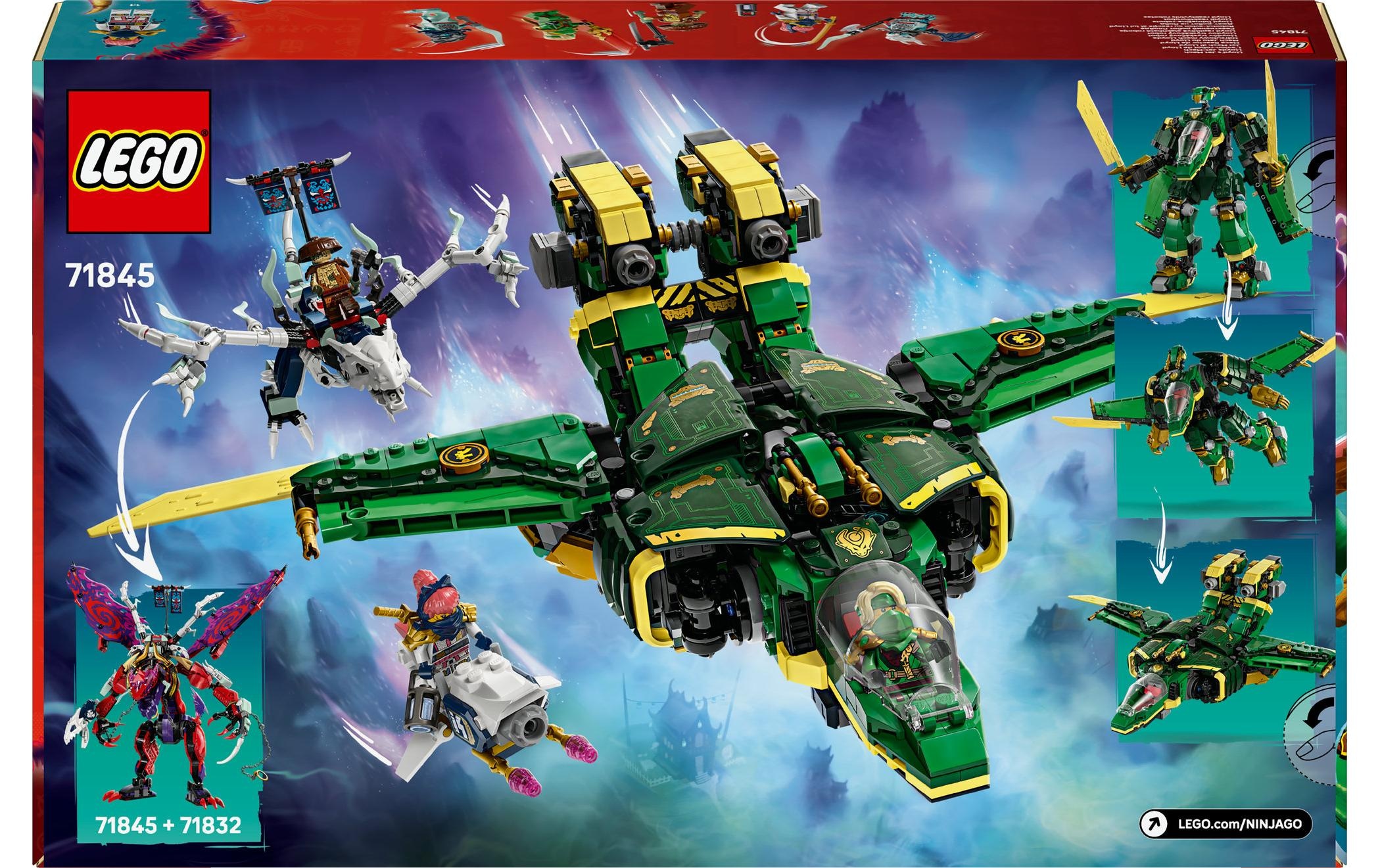 LEGO® Spielbausteine »Ninjago Lloyds Jet-Mech 71845«, (1112 St.)