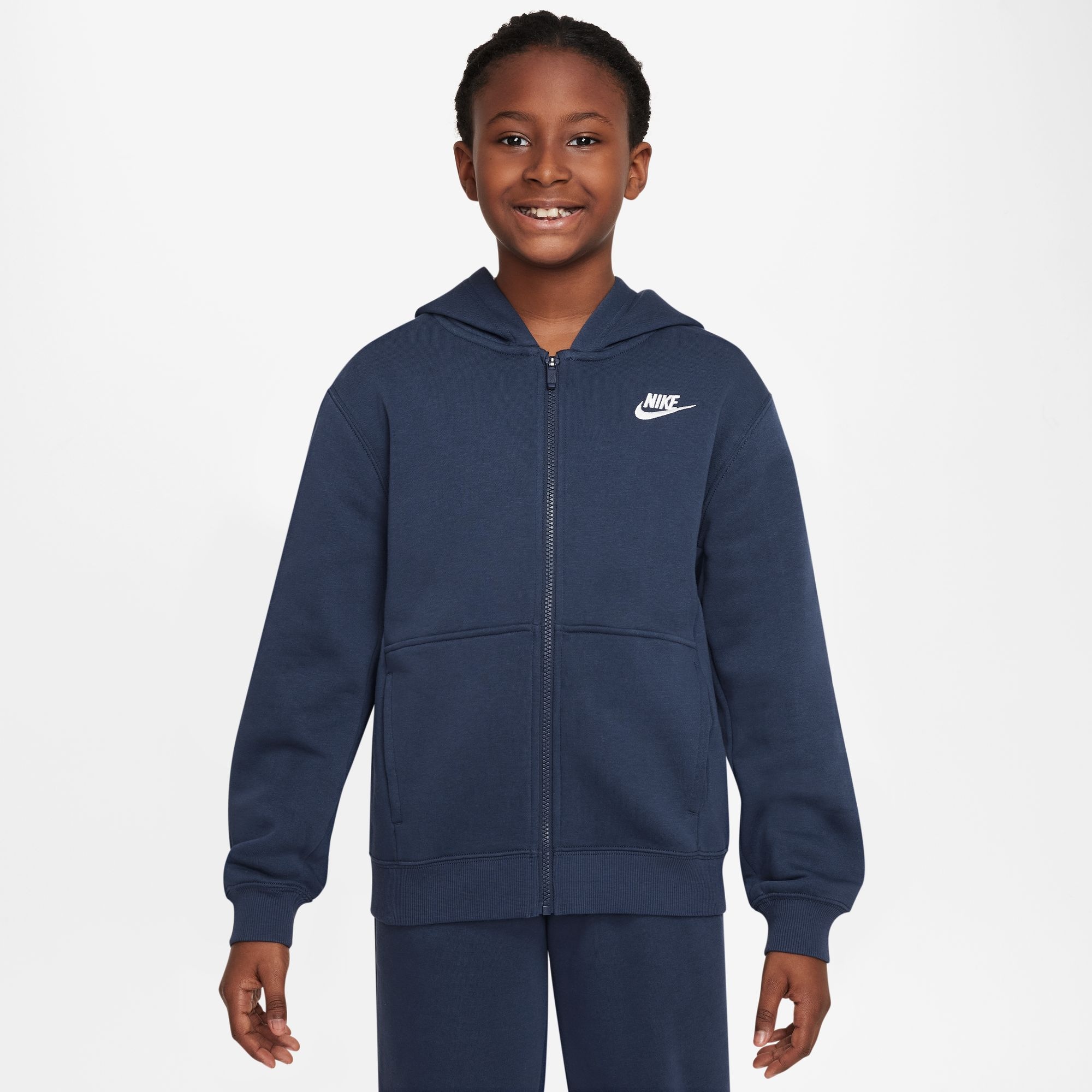 Nike Sportswear Trainingsanzug »CLUB FLEECE BIG KIDS' FULL-ZIP TRACKSUIT«