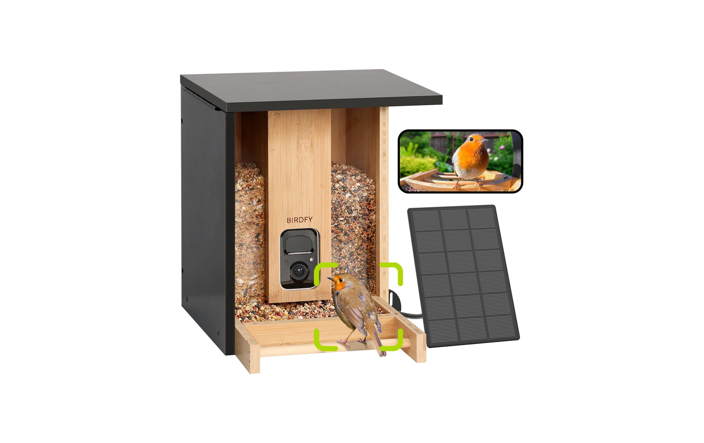   Vogelhaus »mit Kamera 1080p« Smartes Vogelhaus mit Kamera mit Farb-Nachtsicht