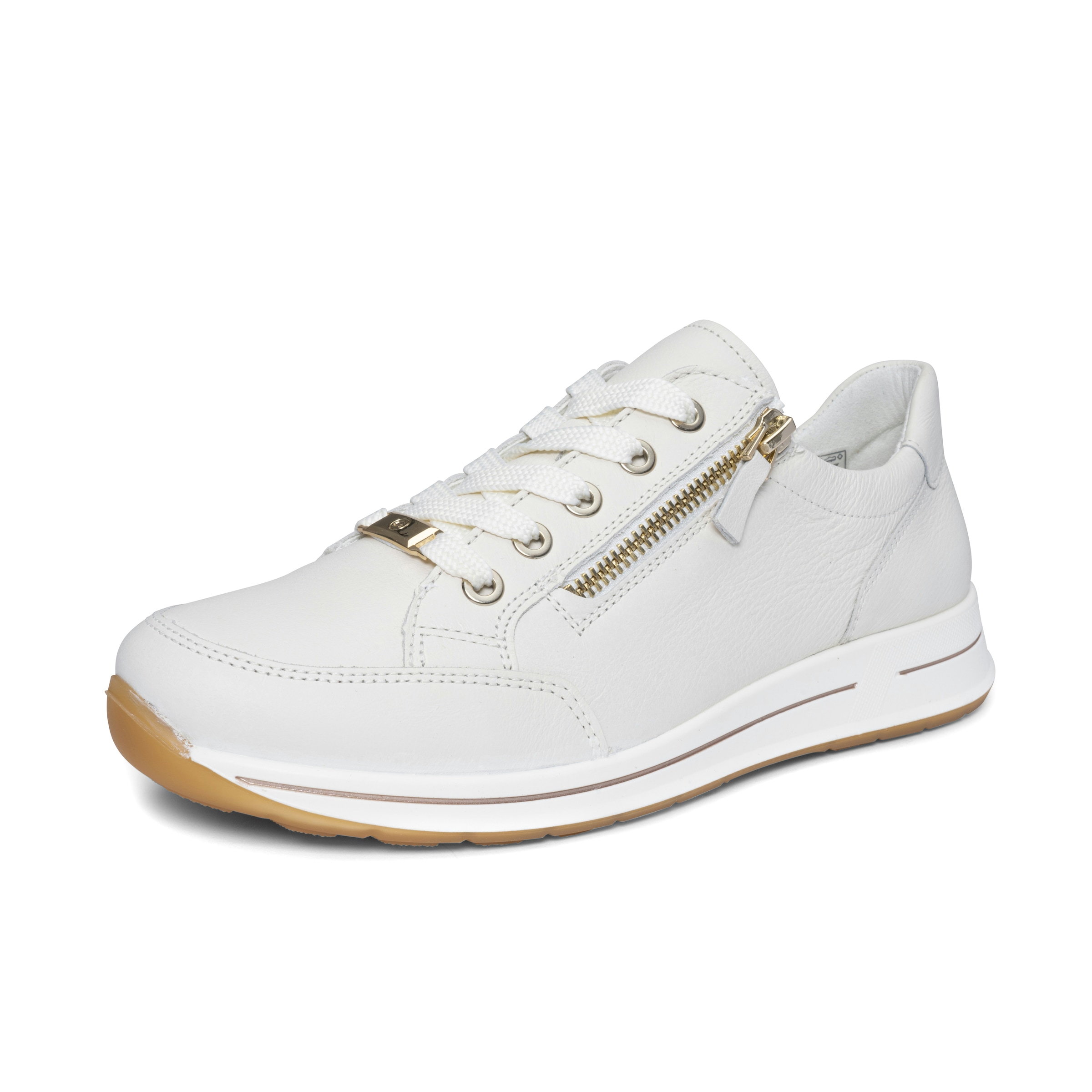 Ara Sneaker »OSAKA«  Freizeitschuh, Halbschuh, Schnürschuh mit Reissverschluss, H-Weite