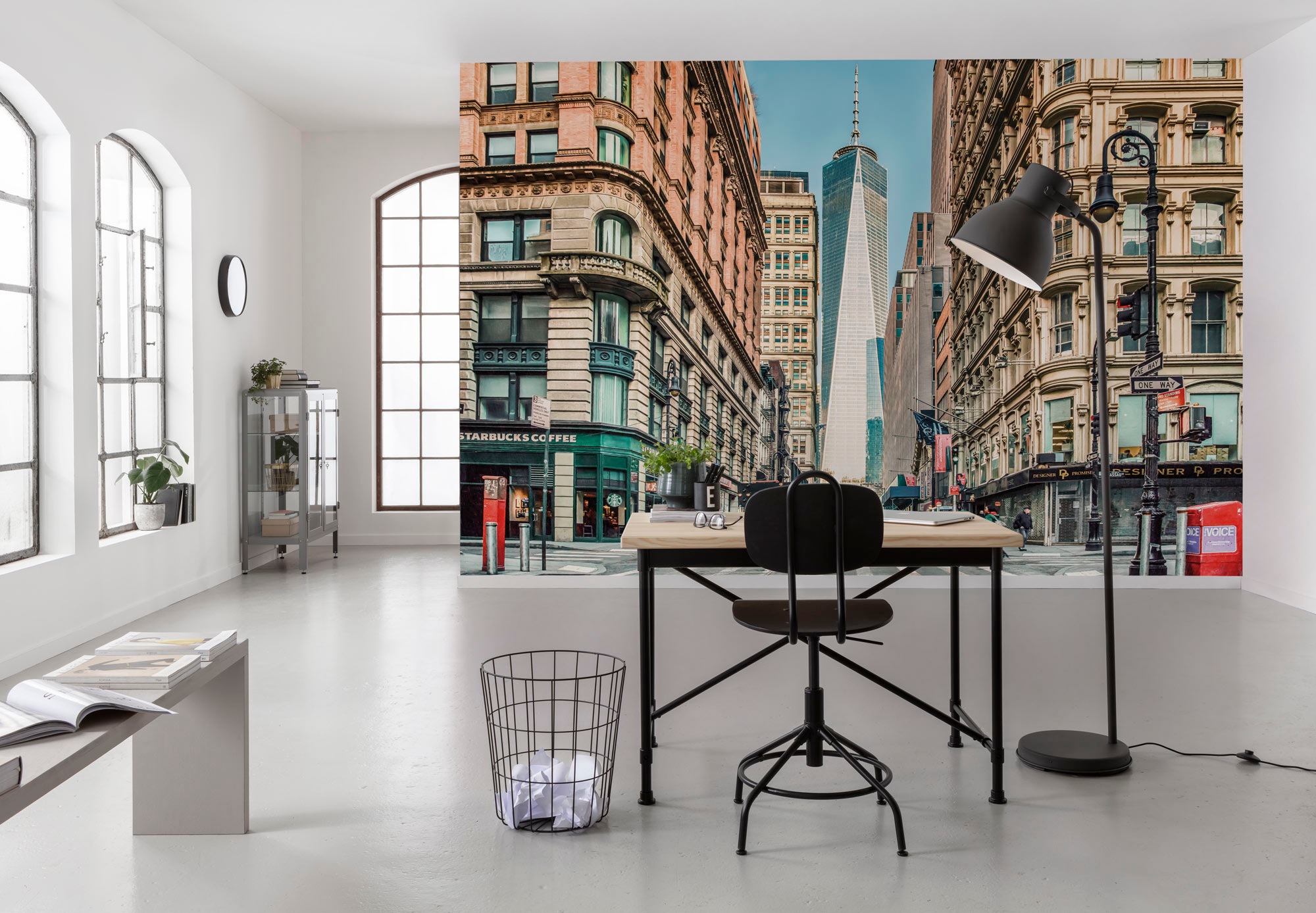 Komar Fototapete »Vlies - Downtown - Grösse 368 x 248 cm«, bedruckt, Wohnzimmer, Schlafzimmer
