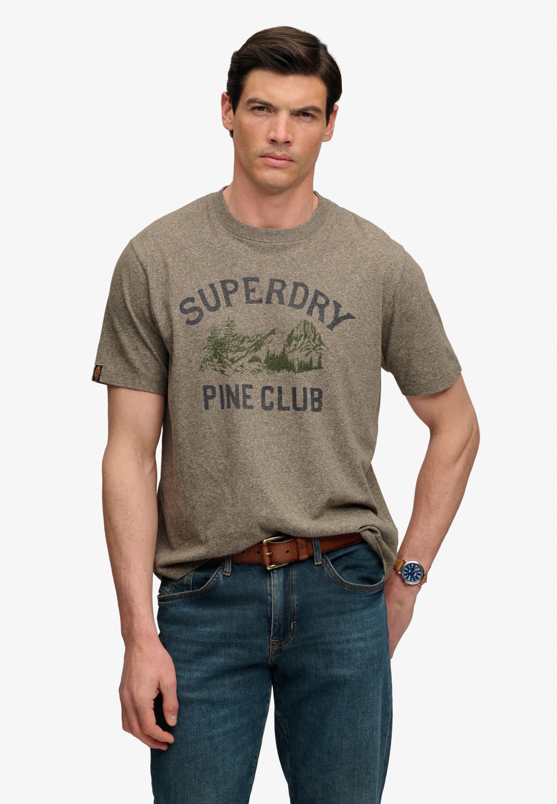 Superdry Rundhalsshirt »WILD FRONTIER RLXD TEE« Baumwolle, loose fit