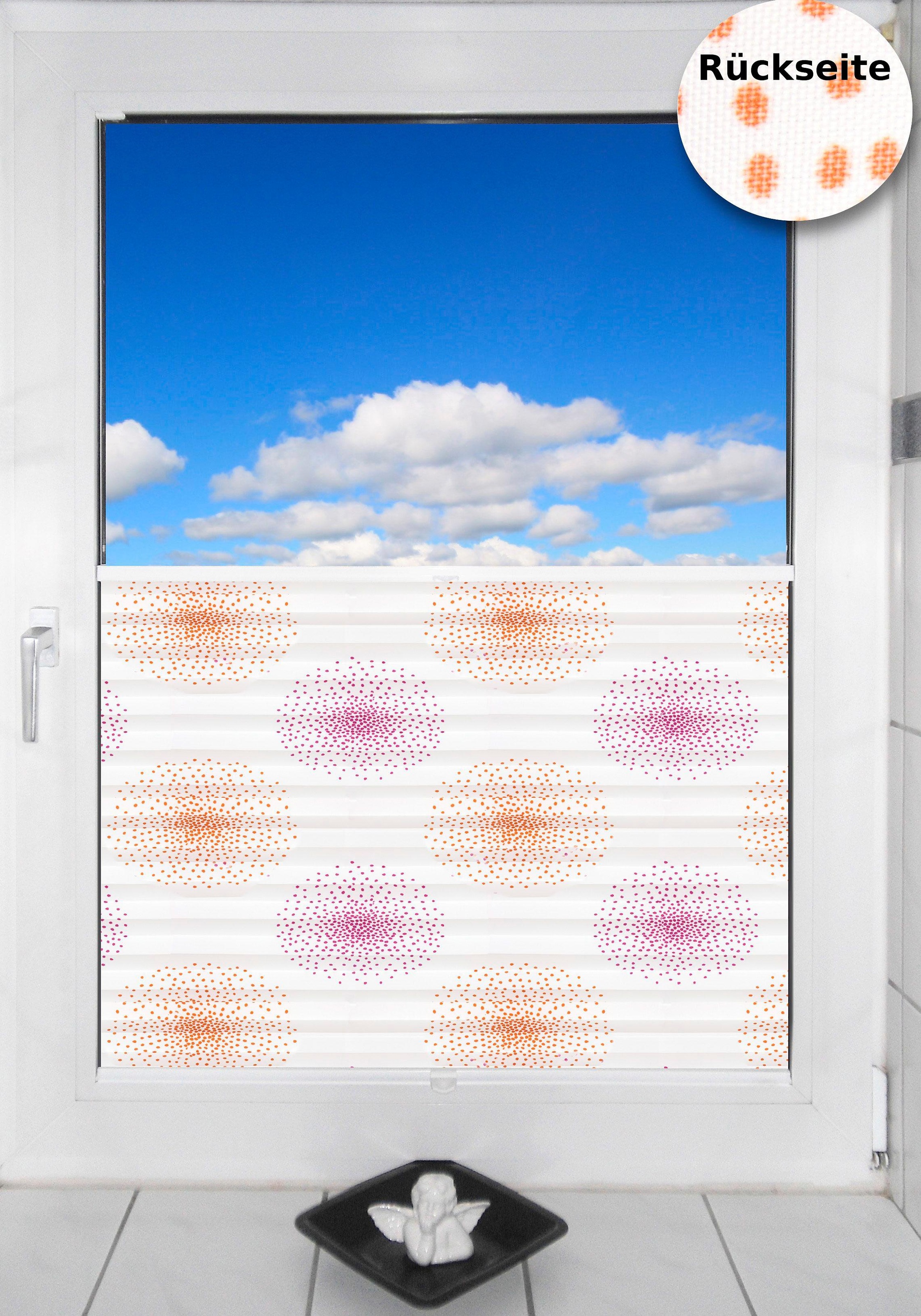 Image of sunlines Plissee nach Mass »Menorca-Blume«, Lichtschutz, mit Bohren, verspannt bei Ackermann Versand Schweiz