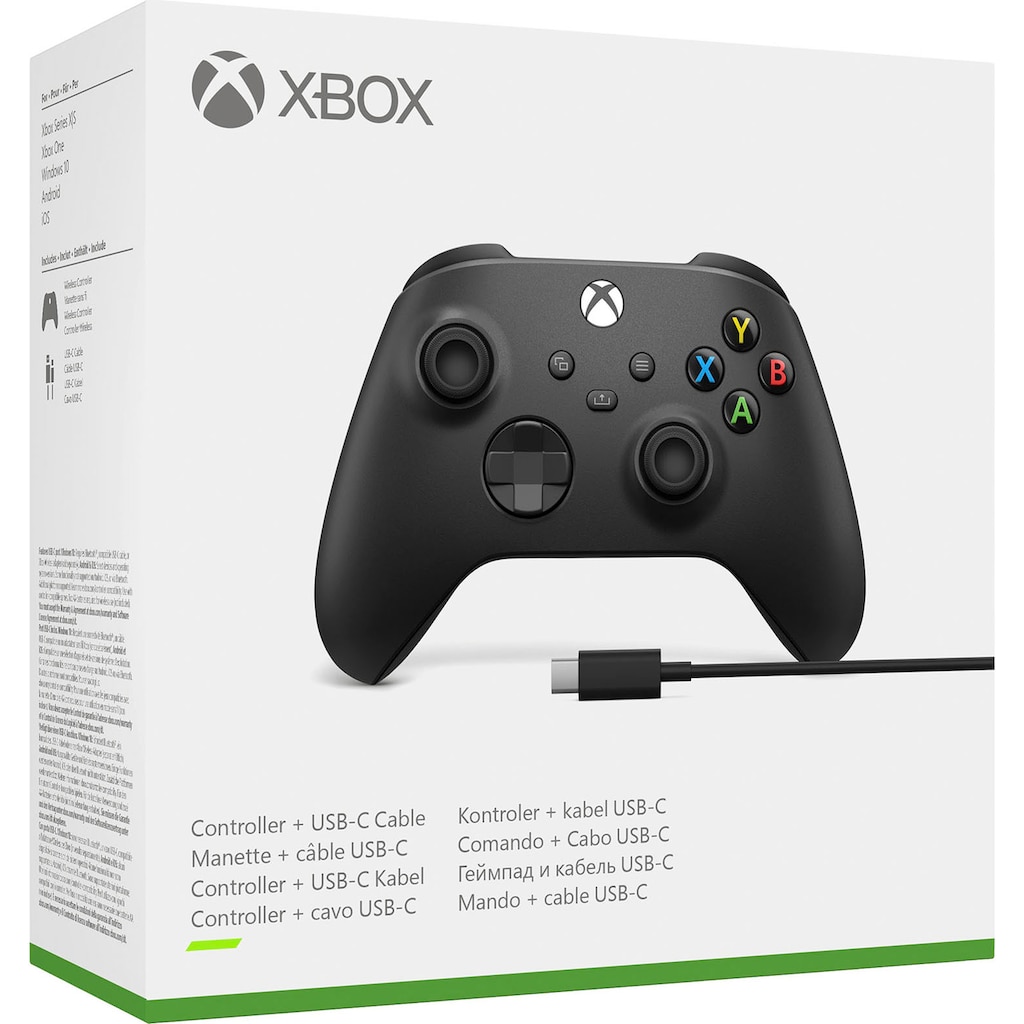 Xbox Wireless-Controller »Carbon Black«