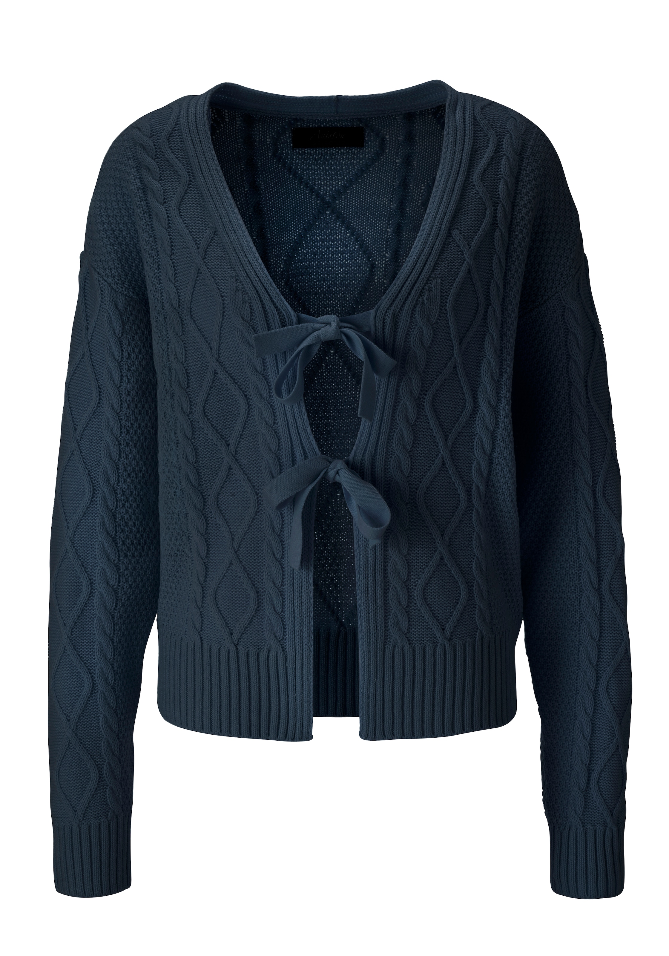 Aniston SELECTED Veste en tricot mit Zopf- und Rautenmuster