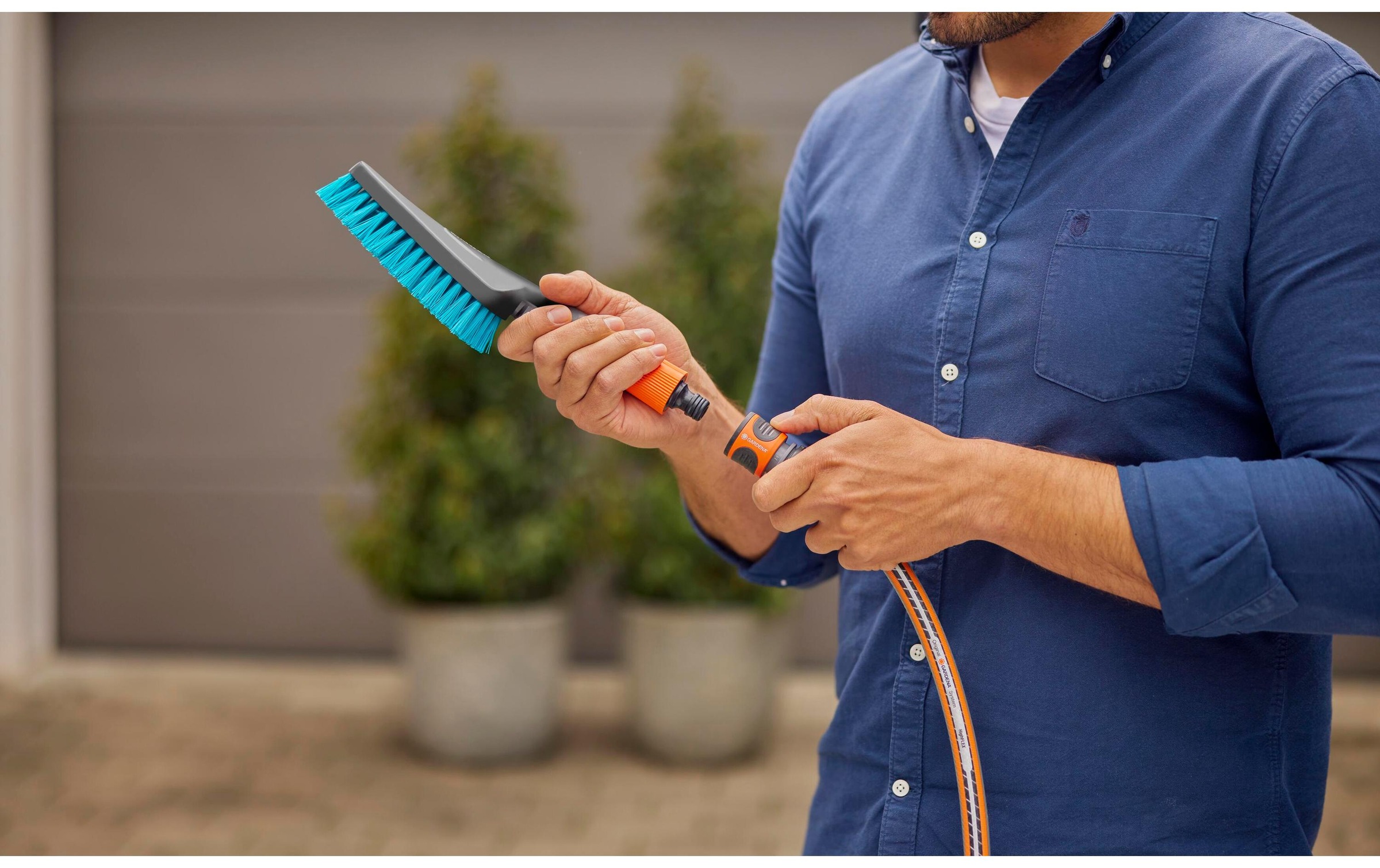 GARDENA Gartenpflege-Set »Handbürste S hard«