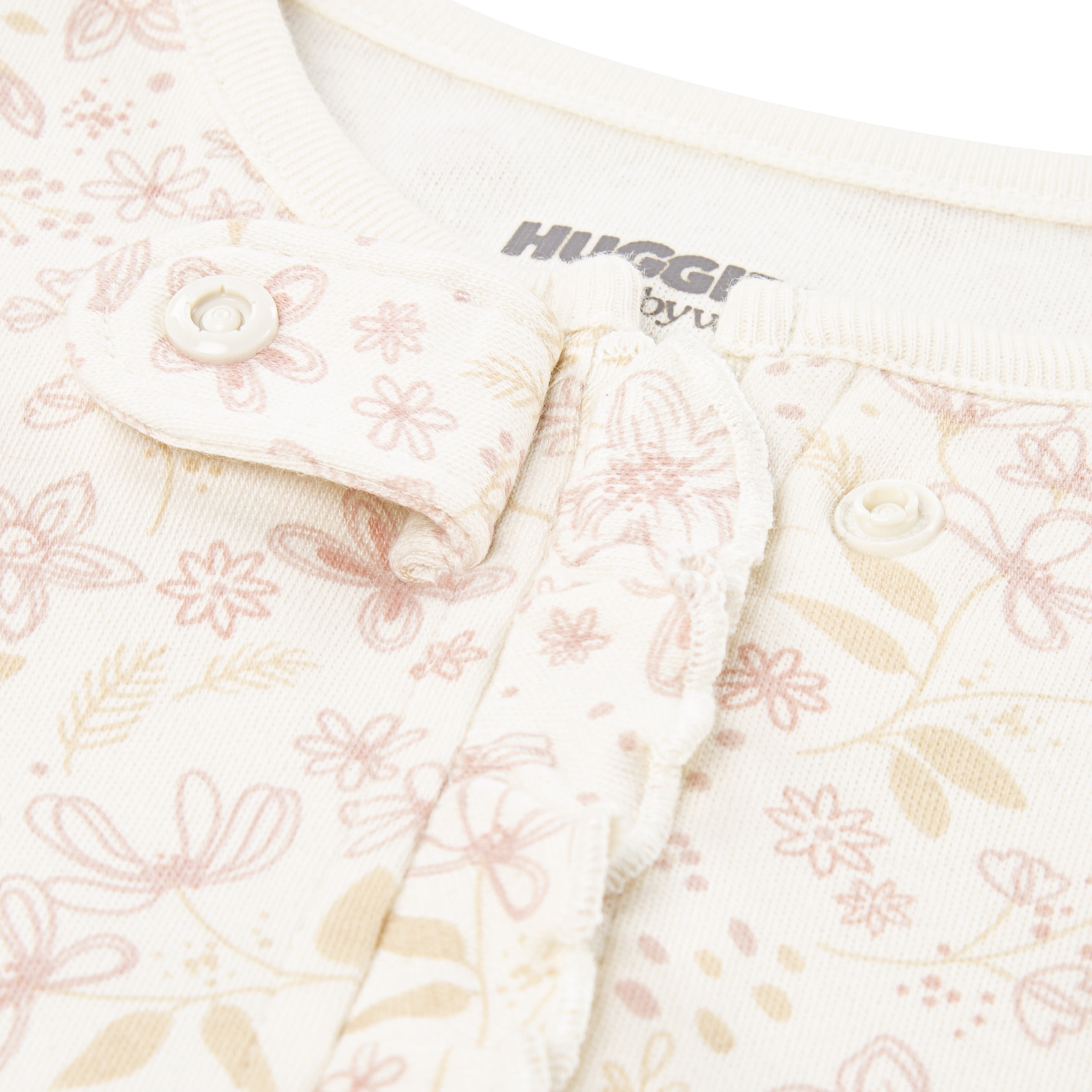 HUGGIES babywear Strampler »HUGG FOOTED COVERALL«, Verdeckter Reissverschluss mit Kinnschutz