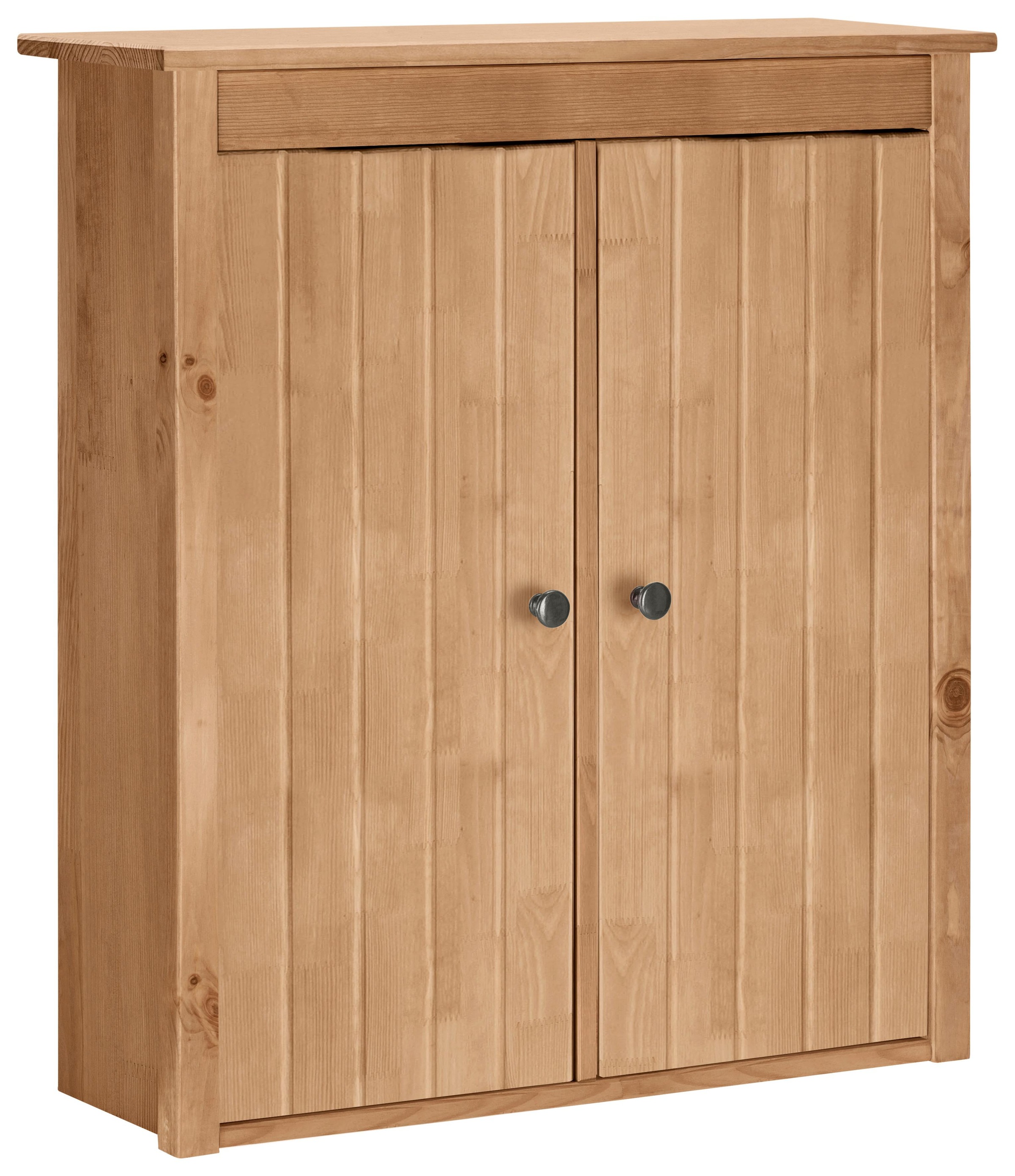 Image of Home affaire Hängeschrank »Westa«, Breite 62 cm, Badezimmerschrank aus Massivholz, Kiefernholz, Metallgrife, 2 Türen, viel Stauraum bei Ackermann Versand Schweiz