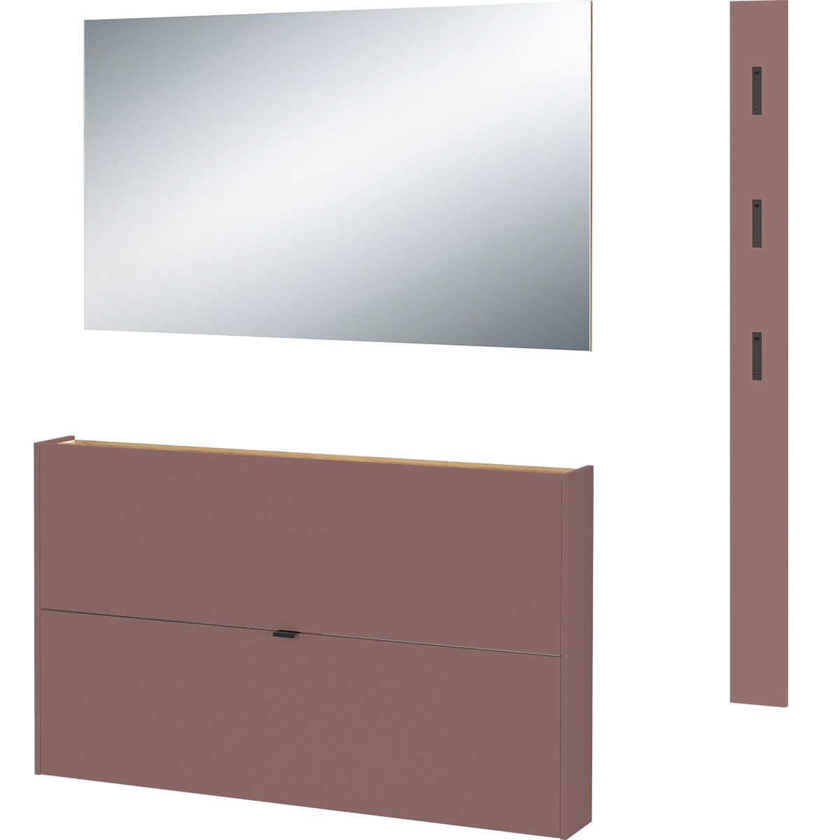 Image of GERMANIA Garderoben-Set "Ameca" 3 Stk. tlg.