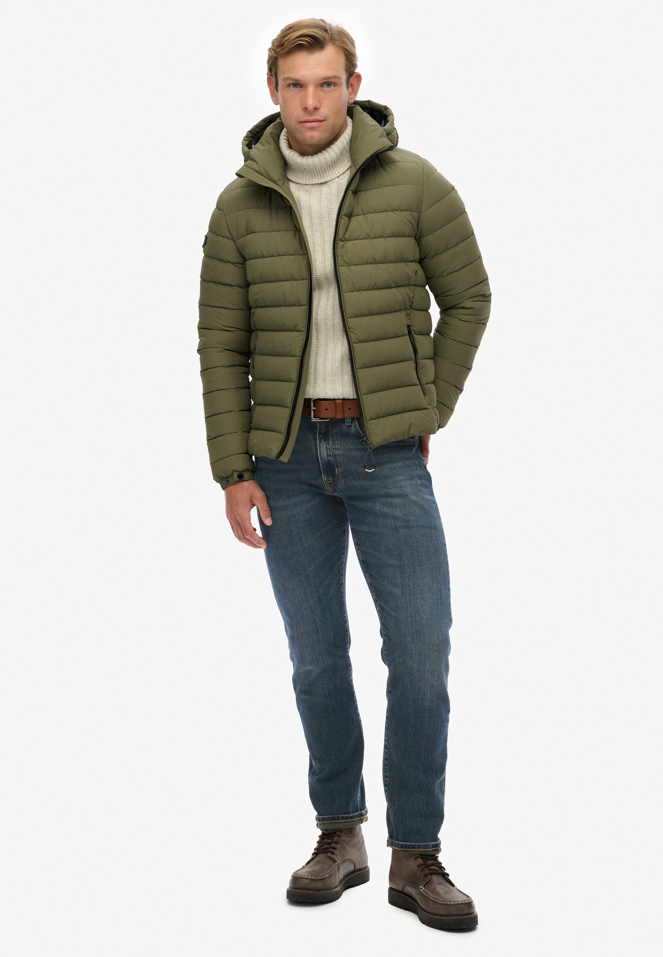 Superdry Steppjacke »HOODED FUJI PADDED JACKET«, mit Kapuze