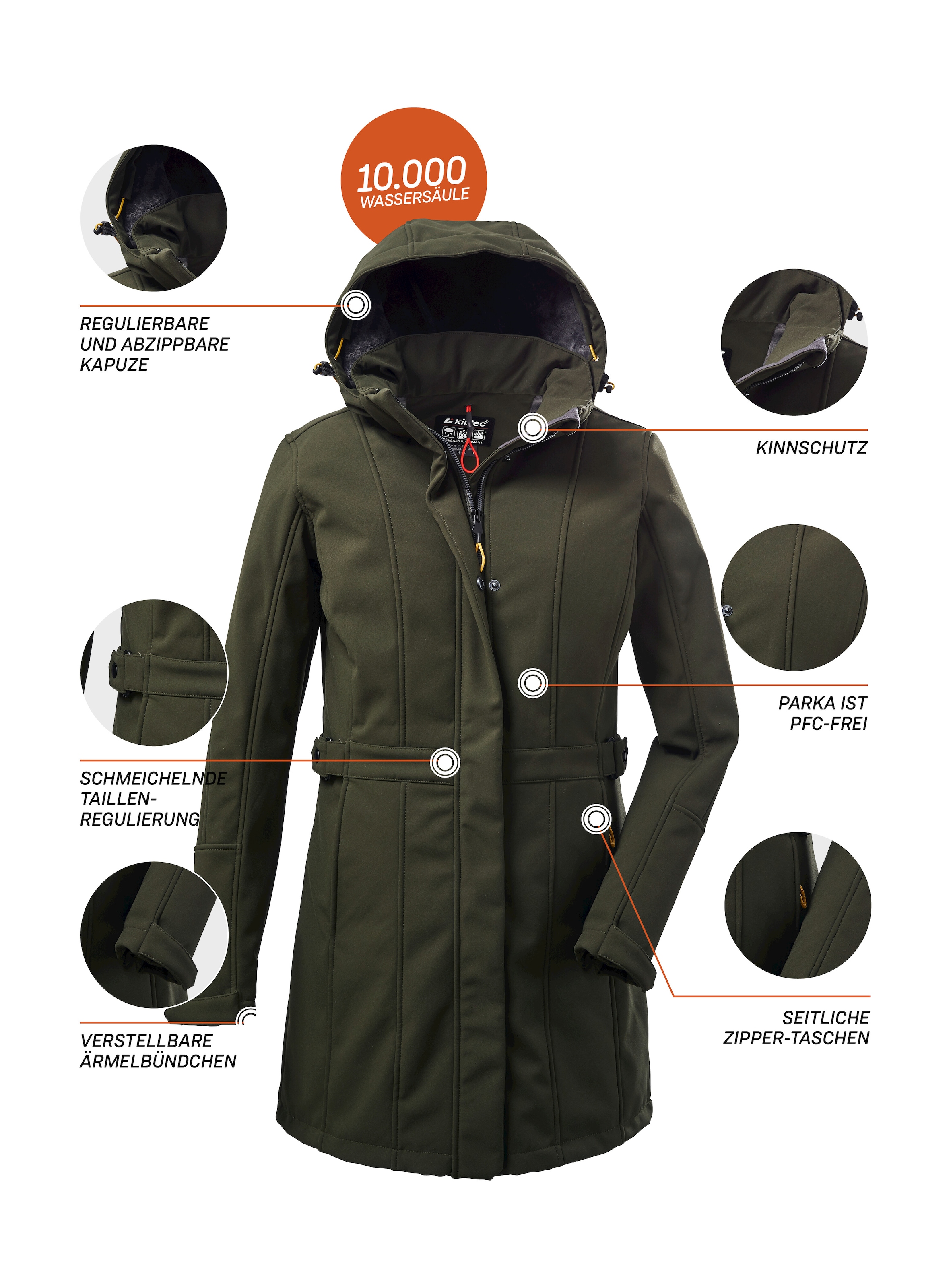 Killtec Softshellparka »KOW 148 WMN SFTSHLL PRK«