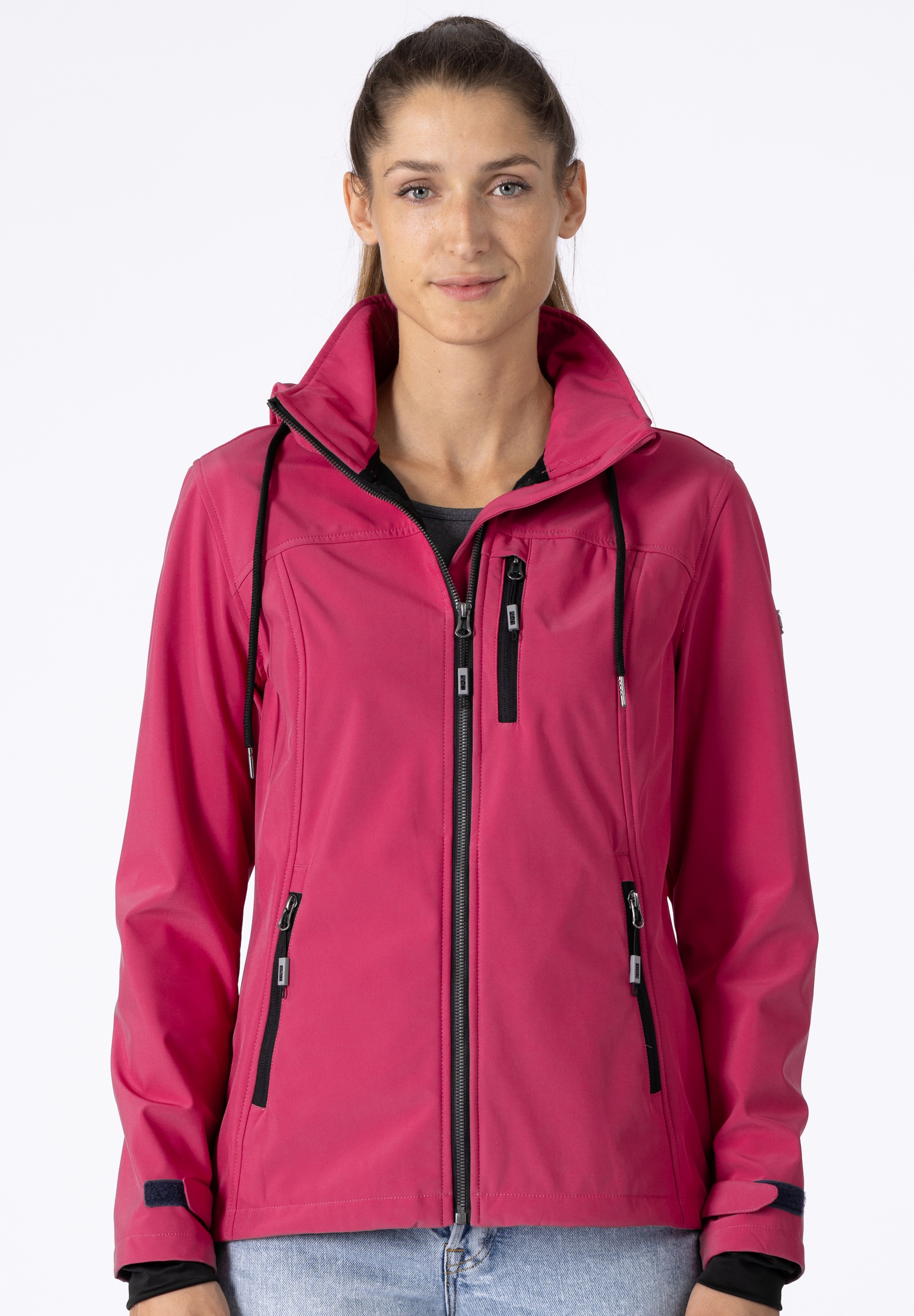 DEPROC Active Veste softshell »DECORAH PEAK V WOMEN« avec capuche amovible