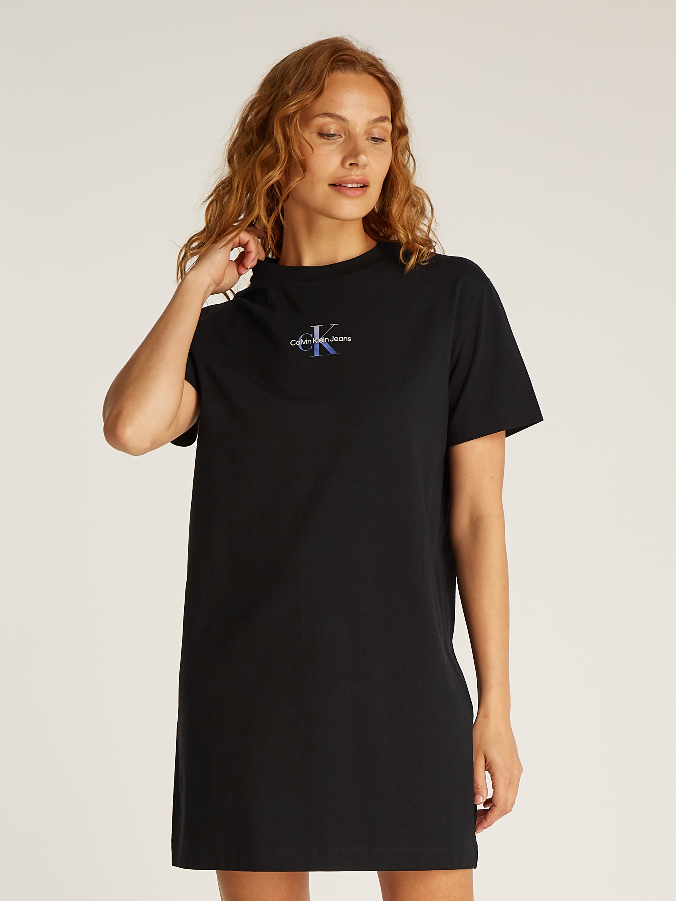 Calvin Klein Jeans Shirtkleid »GRADIENT MONOLOGO TEE DRESS«, mit Logodruck