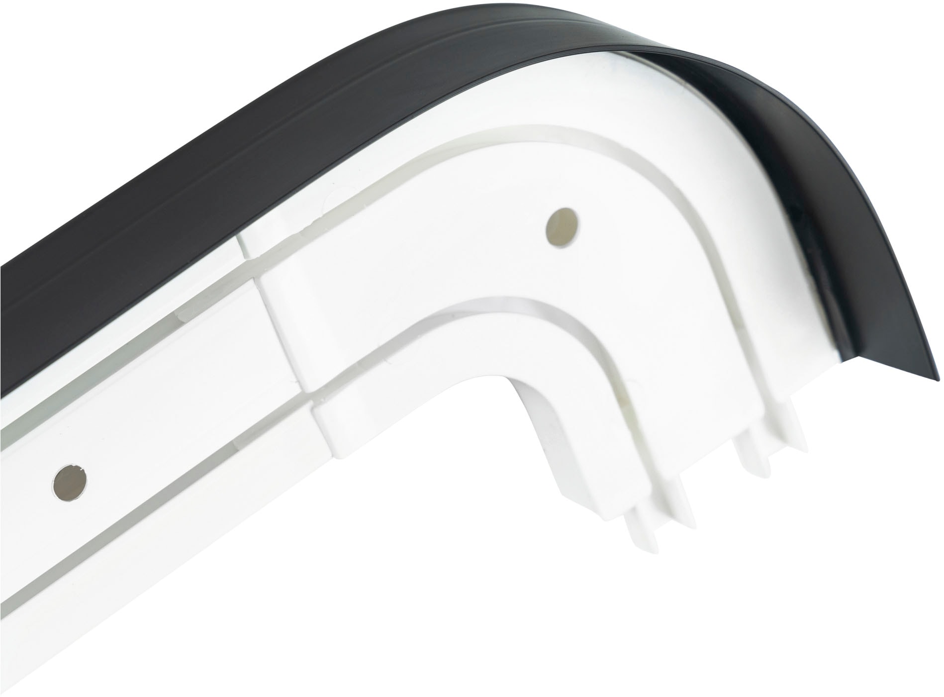 SN DECO GROUP Vorhangschiene »SH2« 2 läufig-läufig Fixmass Set 2-läufig, inkl. Rundbögen, Blende 7,5 cm, vorgebohrt, Innenlauf