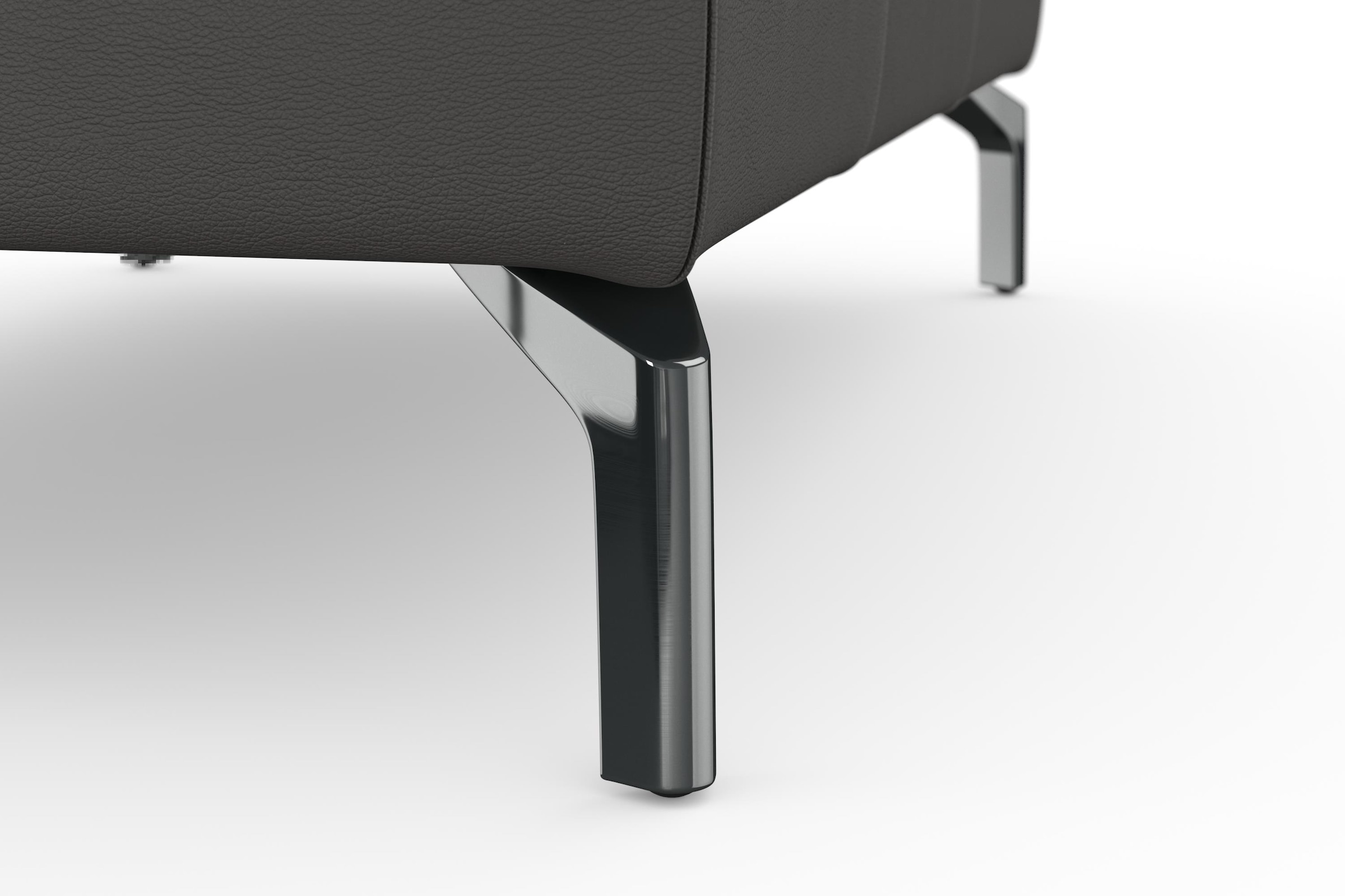 sit&more Hocker »Bendigo«, mit Klappfunktion, Bodenfreiheit 15 cm, wahlweise in 2 Fussfarben