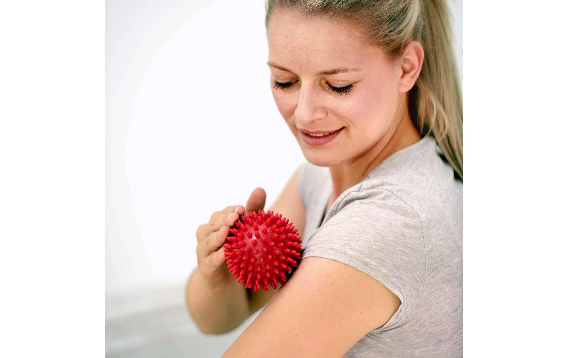 SISSEL Massageball »Spiky-Ball rot Ø 9 cm, 2 Stück«