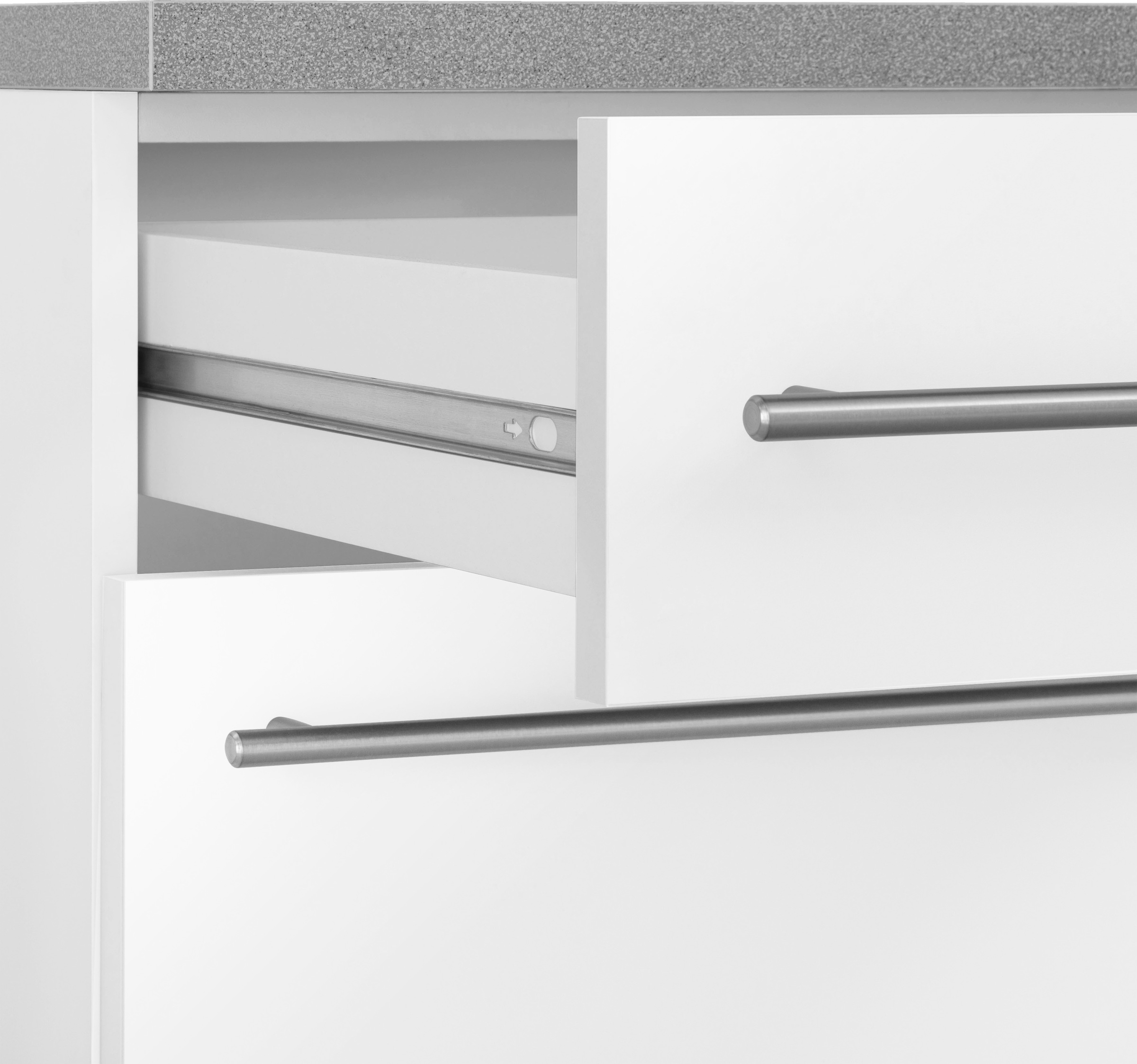wiho Küchen Küchenzeile »Chicago«, wahlweise mit E-Geräten, Breite 160 cm