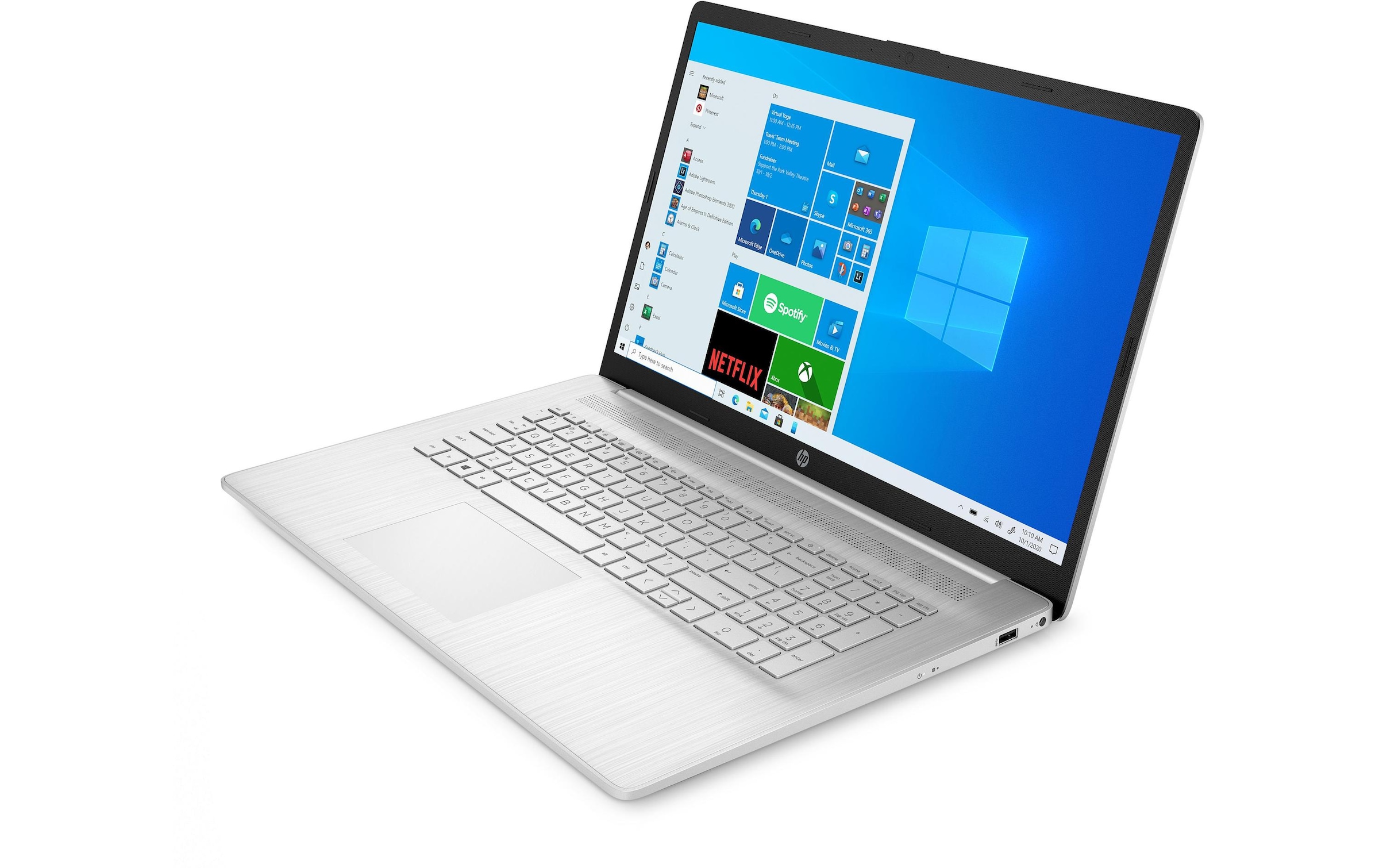HP Convertible Notebook »HP Laptop 17-cp3608nz,17.3,FHD,Silver«, / 17,3 Zoll, AMD