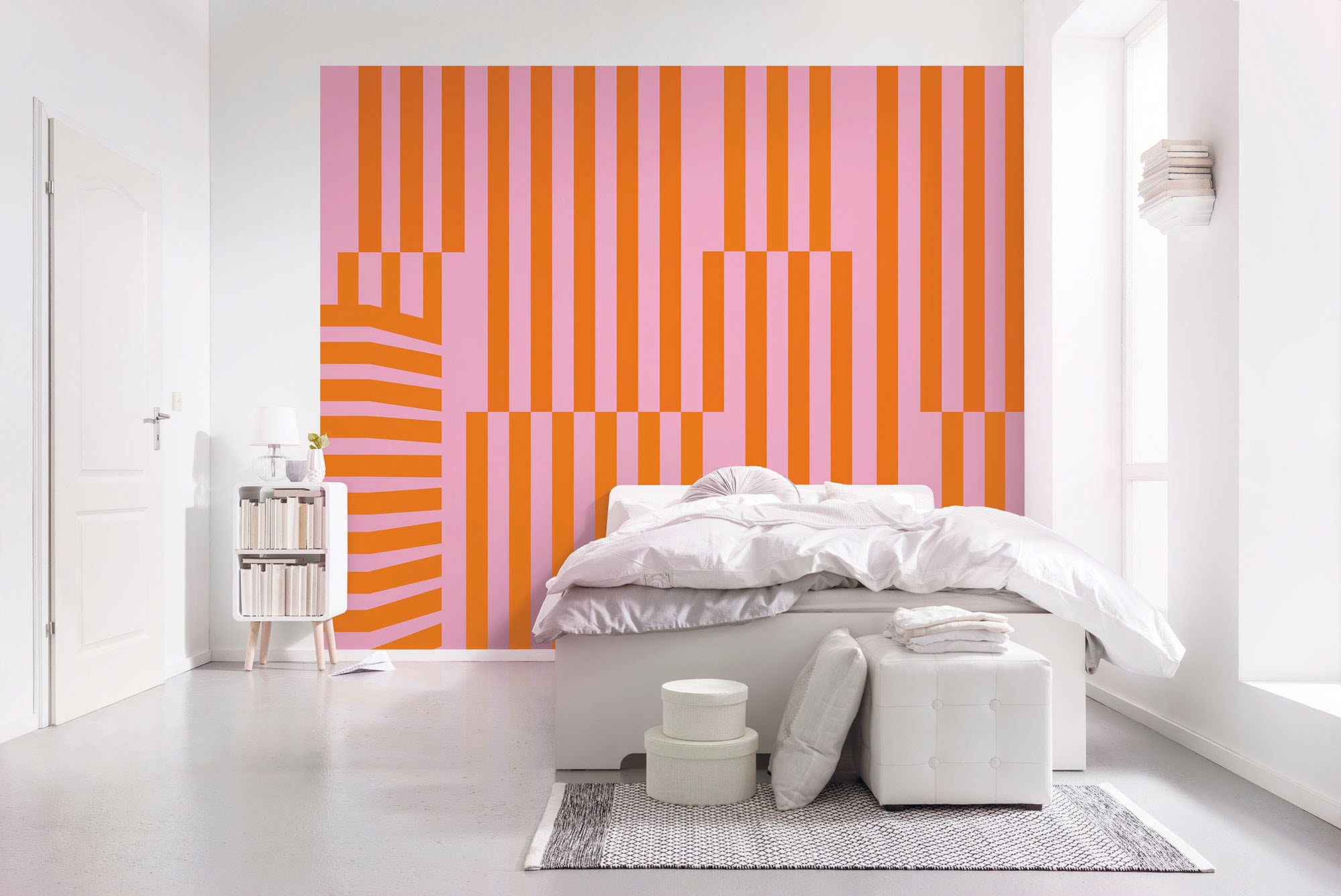 Komar Vliestapete »Digitaldruck Vlies - Maximal Minimalism - Grösse 300 x 250 cm«, bedruckt, Wohnzimmer, Schlafzimmer