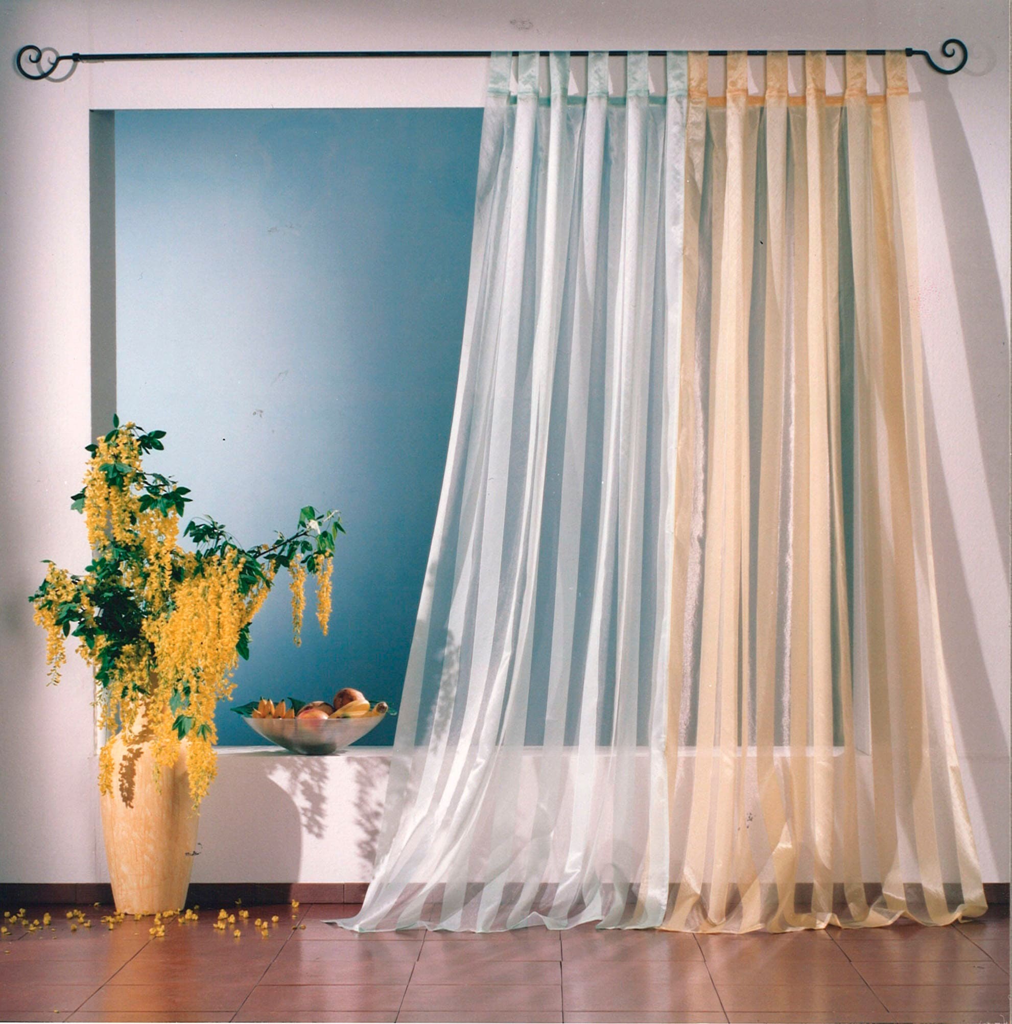 Weckbrodt Vorhang »Lara«, (1 St.), Schlaufenschal, Gardine, transparent, halbtransparent, Organza