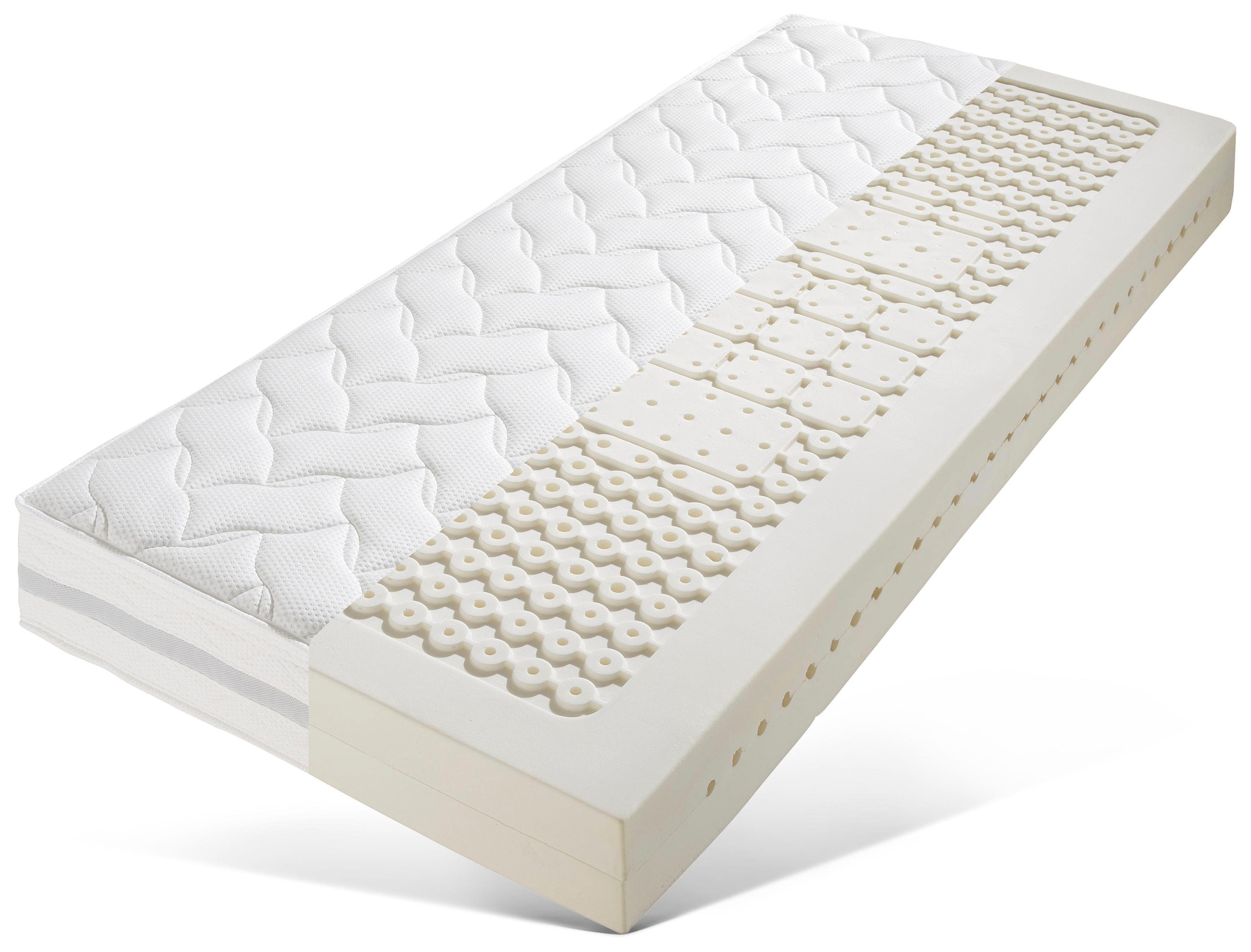 Breckle Northeim Kaltschaummatratze »Novum Plus«, 25 cm hoch, Raumgewicht: 55 kg/m³, (1 St.), atmungsaktive Matratze, 90x200 cm und weitere Grössen erhältlich