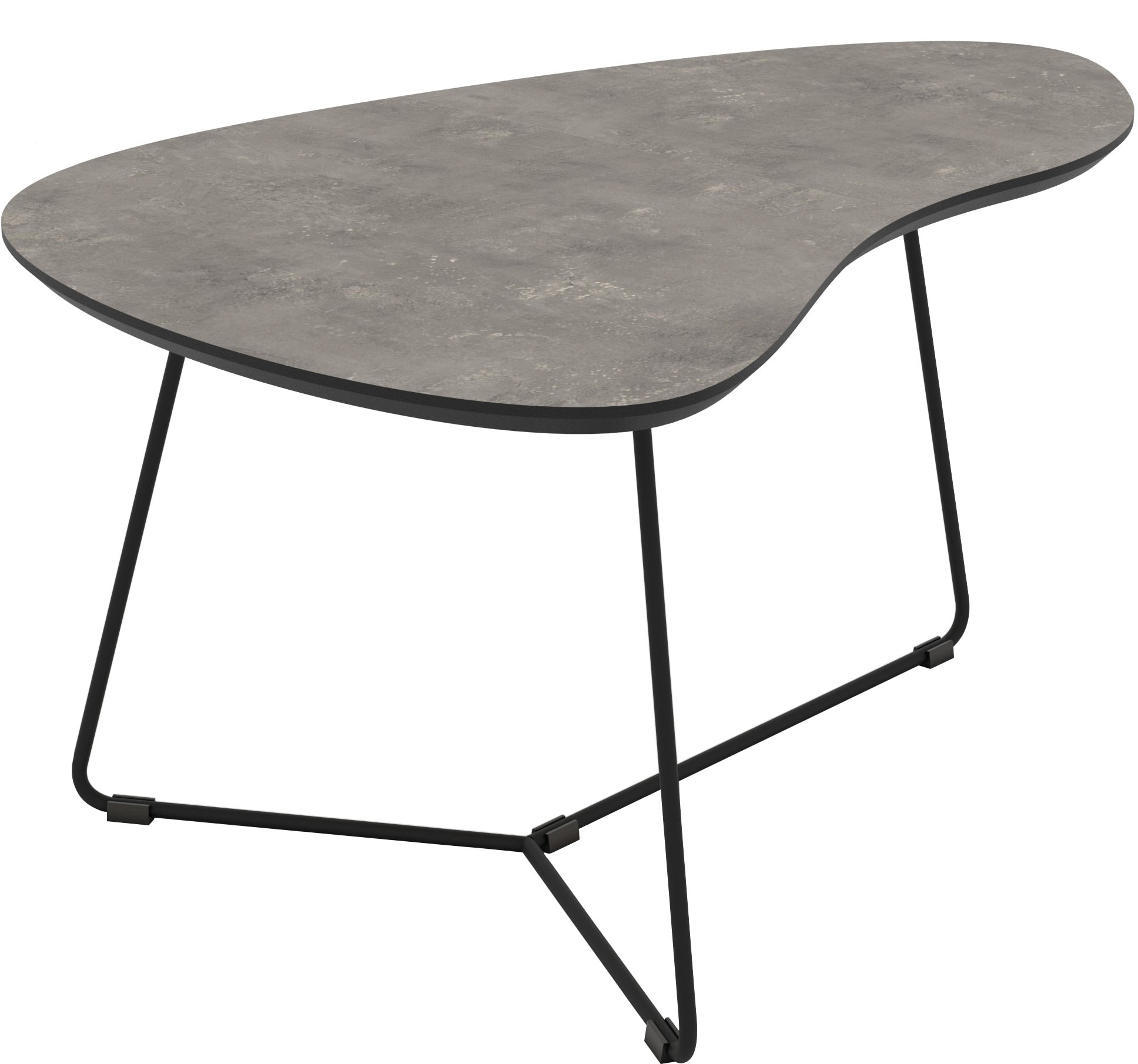 HELA Couchtisch »PISA« Set, 2 Stk. tlg. 2er Set, Platten in Nierenform, gefräst, Schweizer Kante