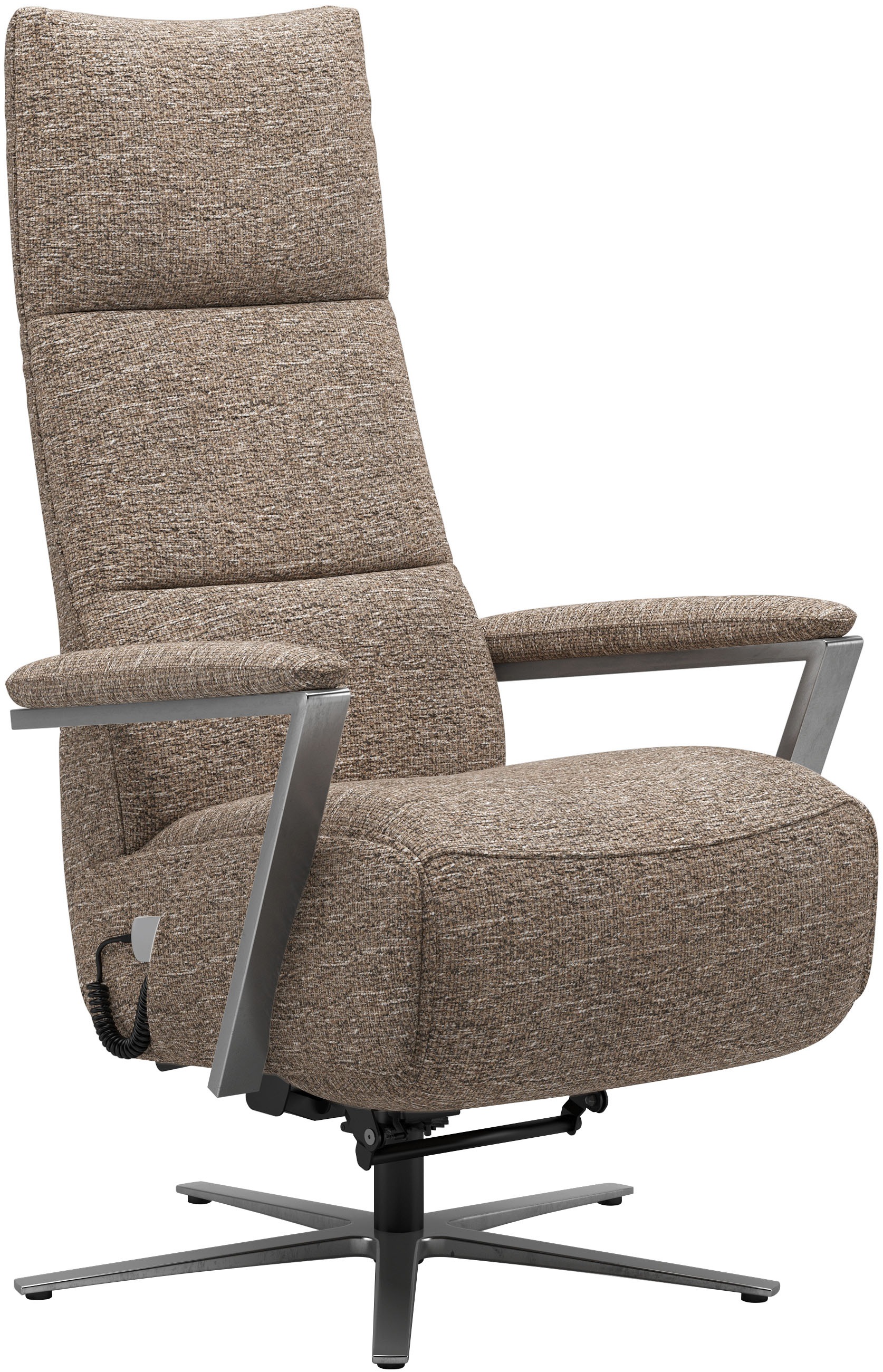 sit&more TV-Sessel "Vario Comfort, inkl. Kopfteilverstellung & 360 Drehfunktion" mit Herz-Waage-Funktion & 3 Motoren, Höhe der Armlehnen 60cm