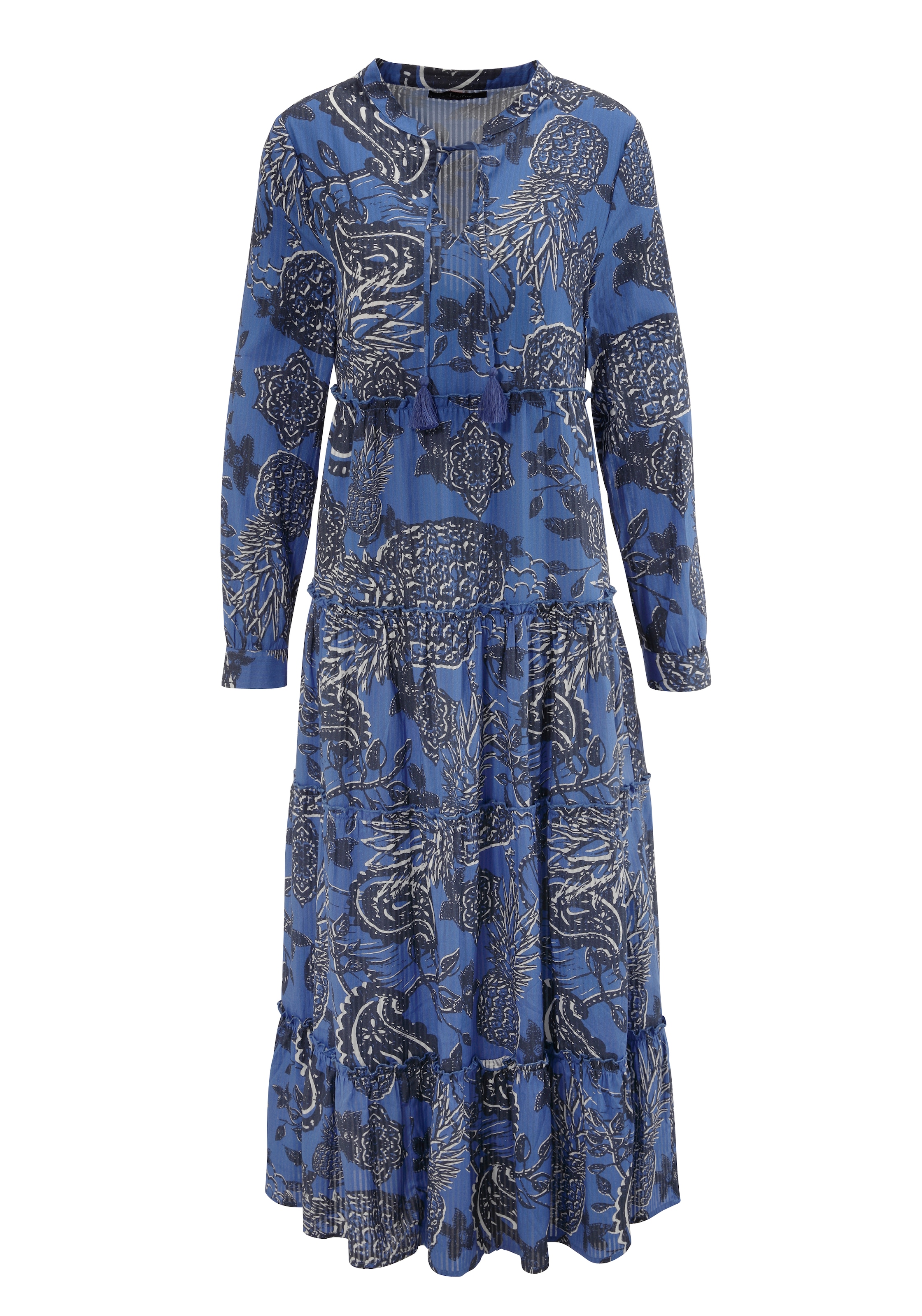 Aniston CASUAL Maxikleid, mit extravagantem, grossflächigen Druck - NEUE KOLLEKTION