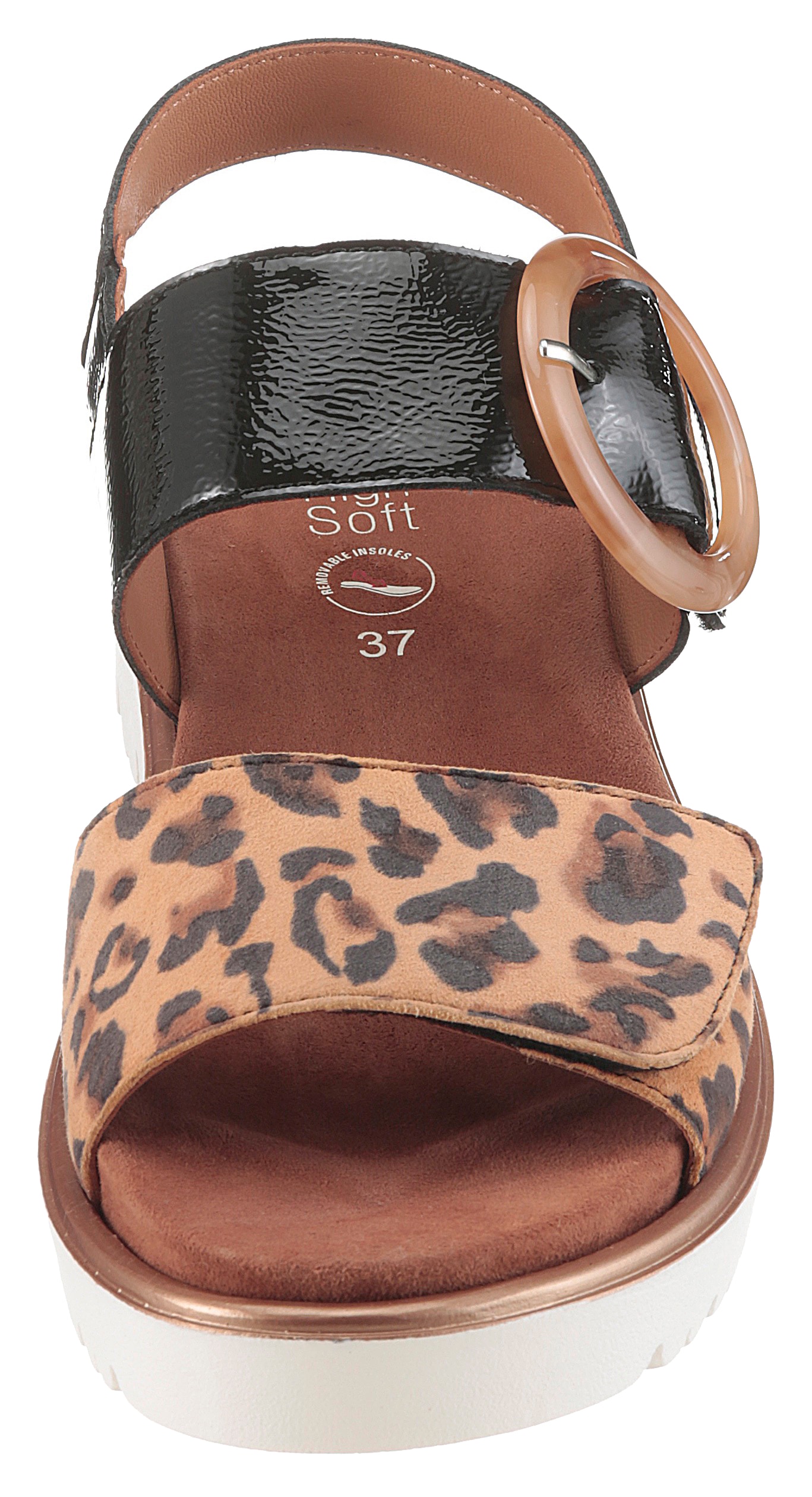 Ara Riemchensandale »BILBAO«  Keilsandale, Plateausandale mit Klettverschlüssen, G-Weite