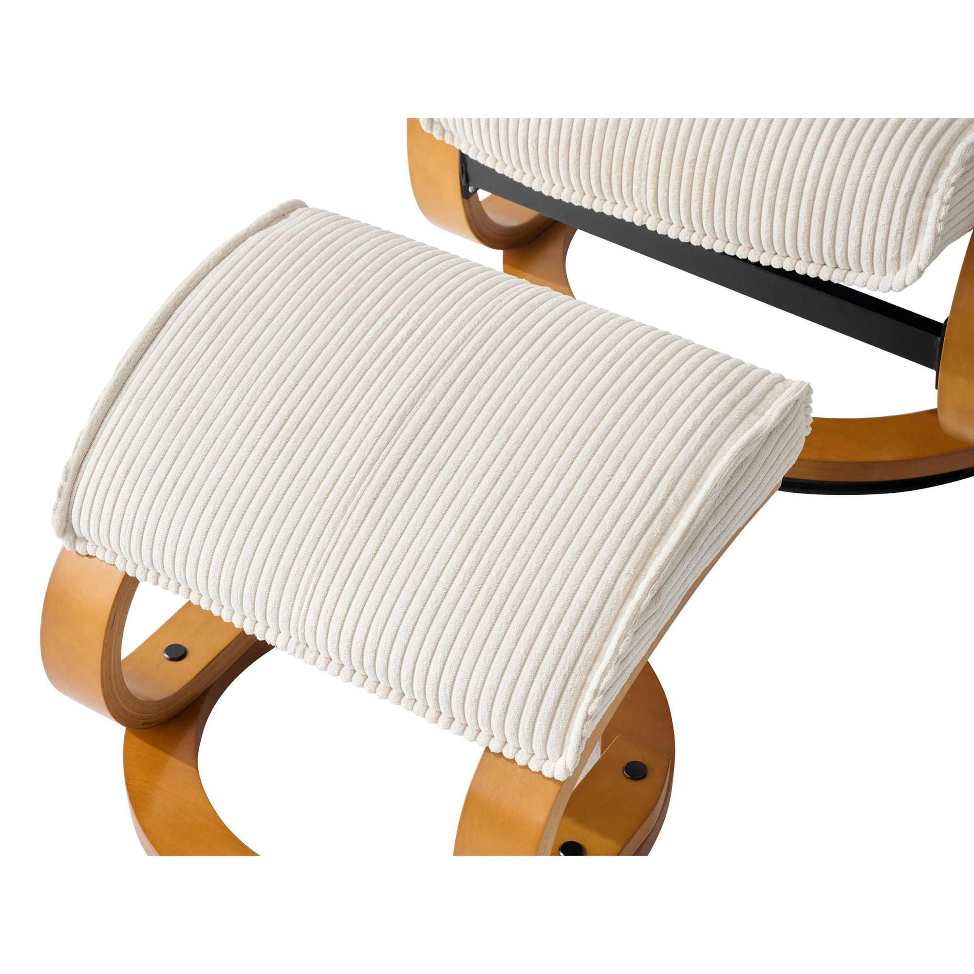 Home affaire Relaxsessel »mit Hocker PARIS neu: Cord - OTTO. Verlässliche Qualität.« bestehend aus Sessel und Hocker,  manuelle Relaxfunktion mit Drehfunktion, neu: Cord-Bezug