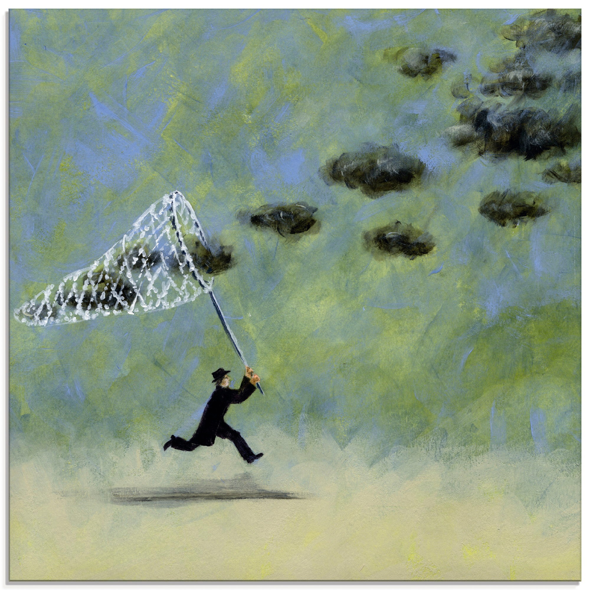 Image of Artland Glasbild »Wolkenfänger«, Mann, (1 St.) bei Ackermann Versand Schweiz