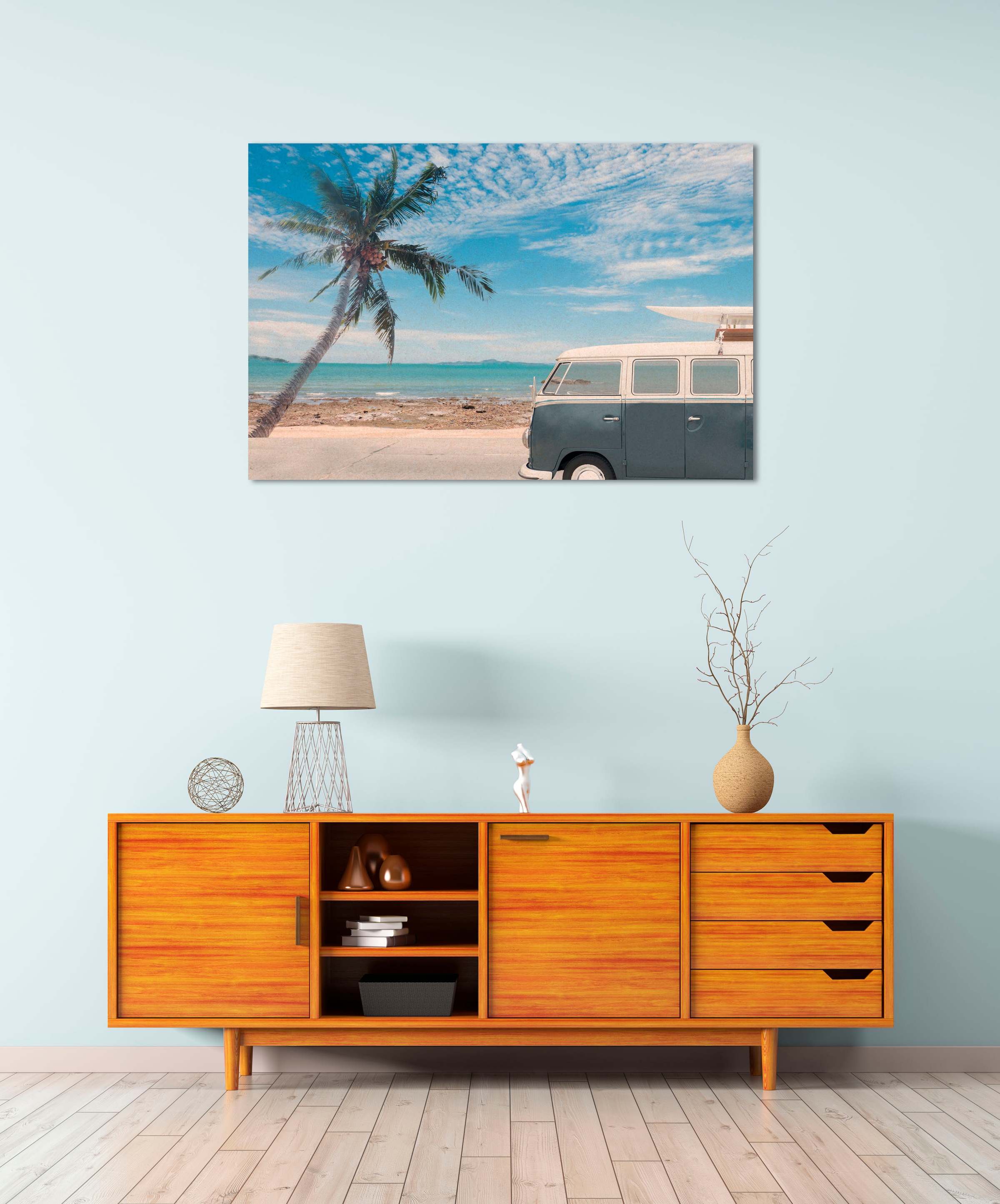 Image of queence Acrylglasbild "Endra" Himmel Italien Meer Meer Bilder Spanien Sport Strand 1 Stk. tlg. Fine Art-Print in Galeriequalität