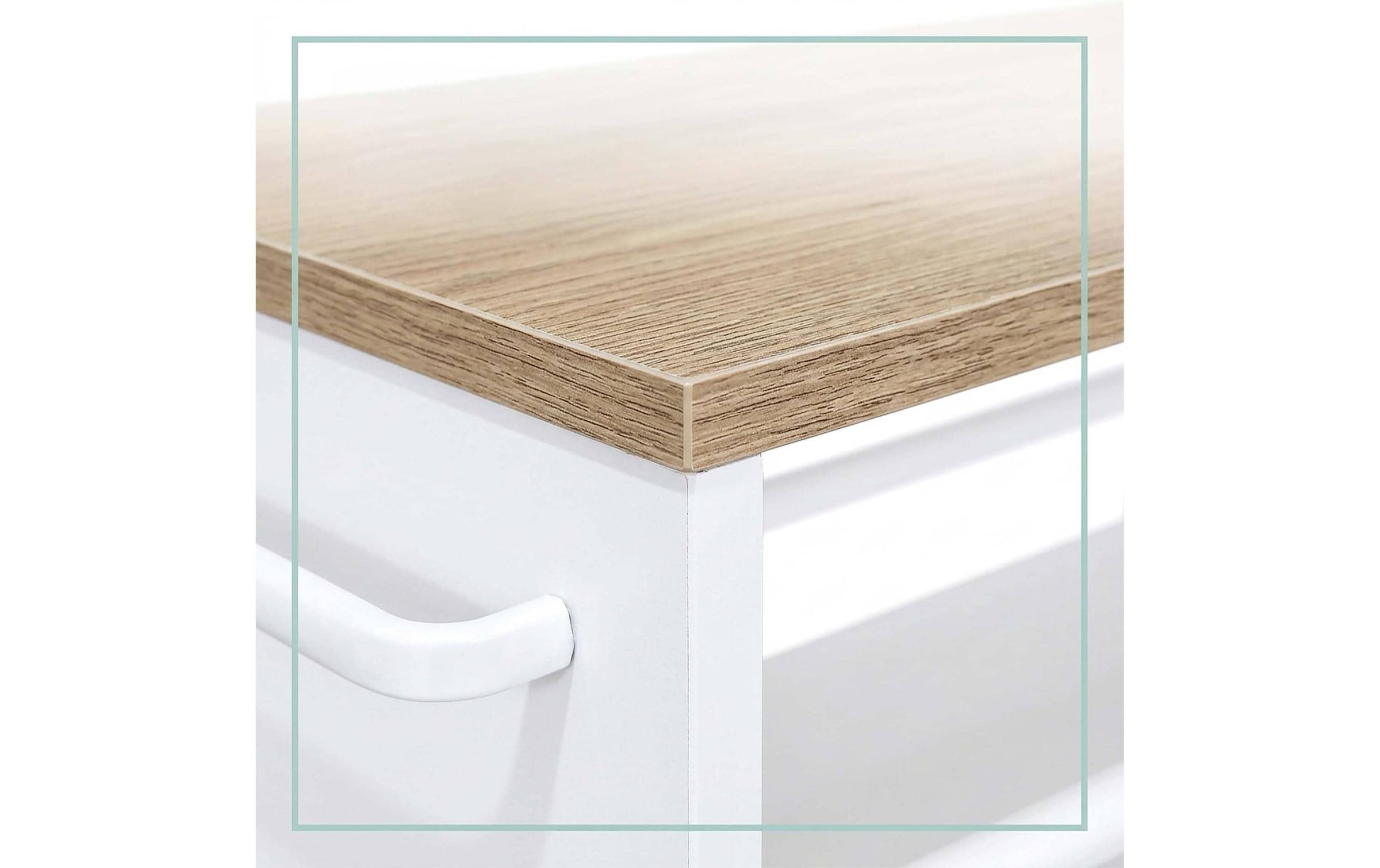 relaxdays Chariot d'appoint »Nischenordnungswagen 15 x 80 x 45 cm«