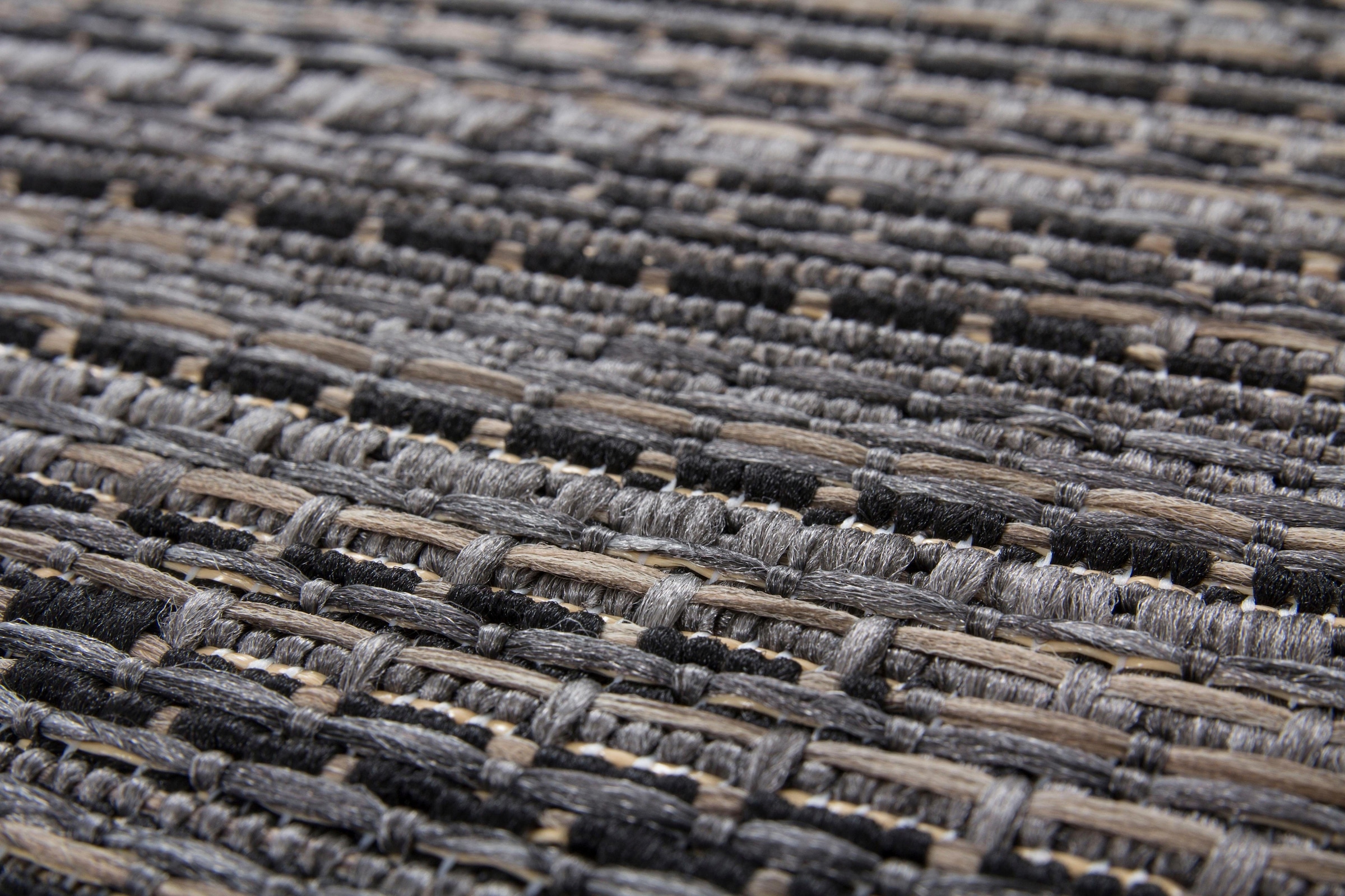 calo-deluxe Teppich »Perugia 1020«, rechteckig, 7 mm Höhe, In- und Outdoor geeignet, Wohnzimmer