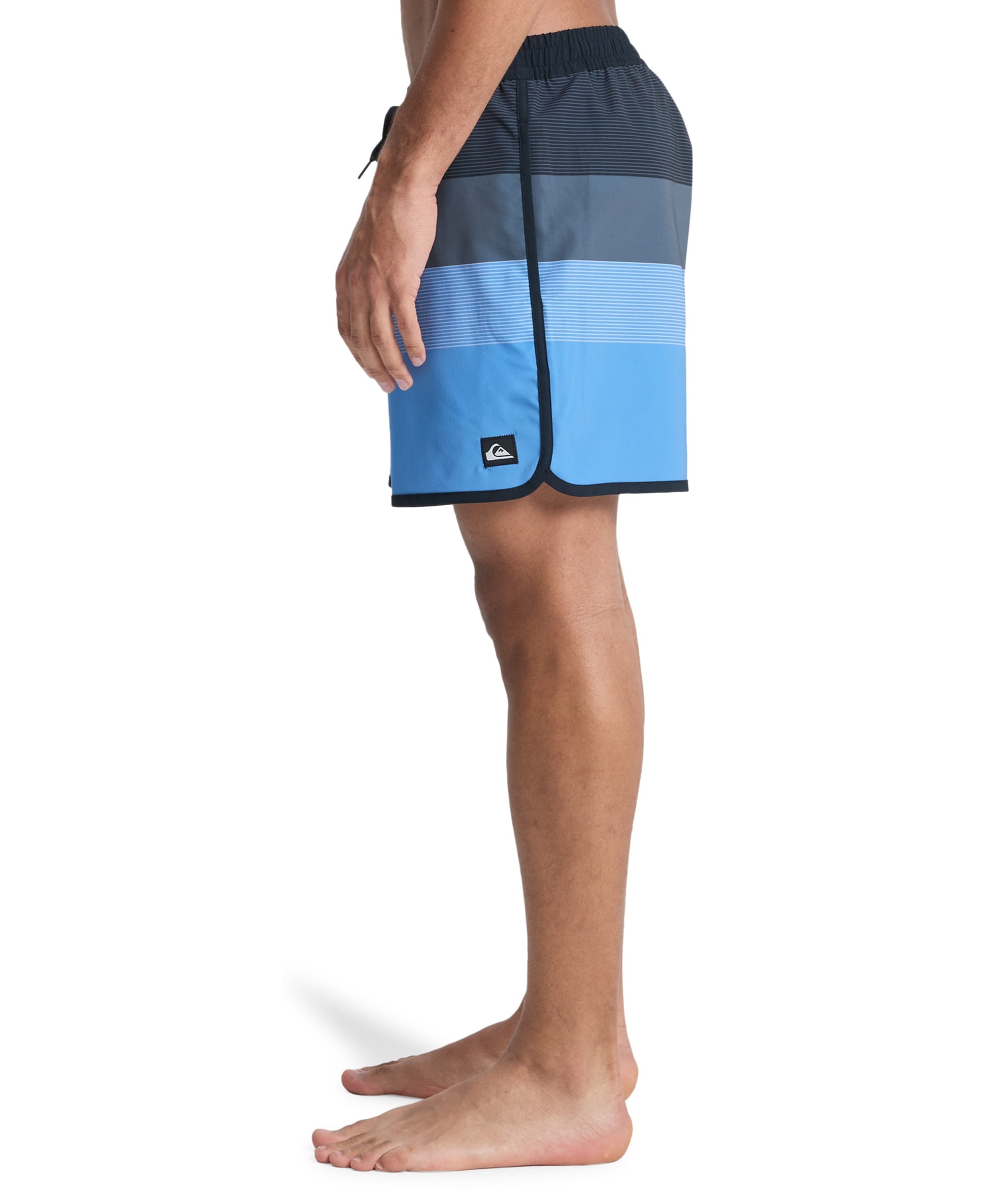 Quiksilver Short de bain »STRETCH SCALLOP VOLLEY 16« matière à séchage rapide, en polyester et élasthanne