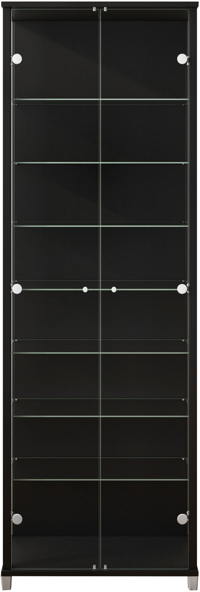 fif möbel Vitrine »Optima« Standvitrine, 2 Glastüren, 7 Böden, vielseitig, perfekt für Sammler