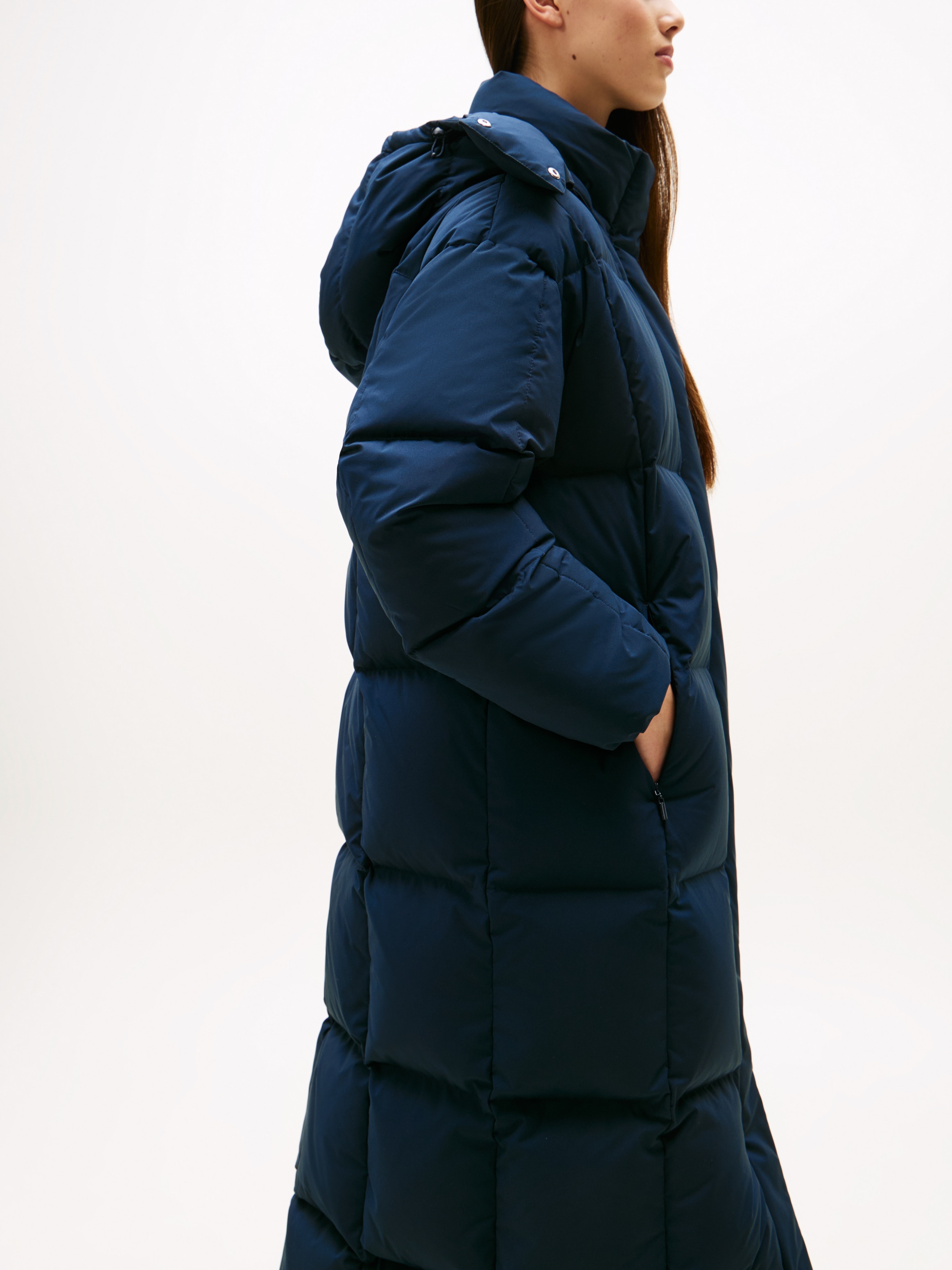 Tommy Jeans Manteau matelassé »TJW ALASKA GRID DWN MXI COAT EXT«