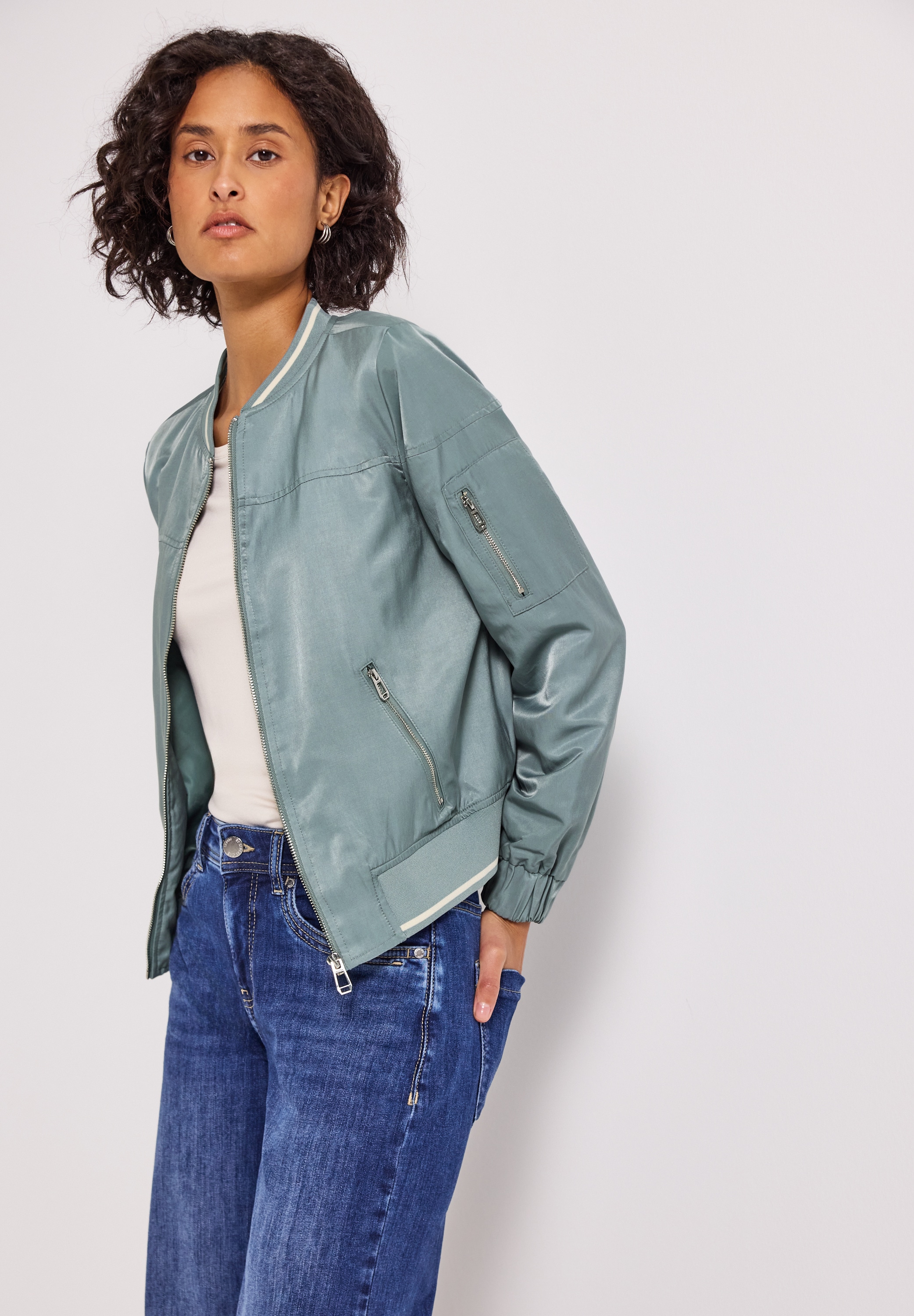STREET ONE Blouson, mit College-Details