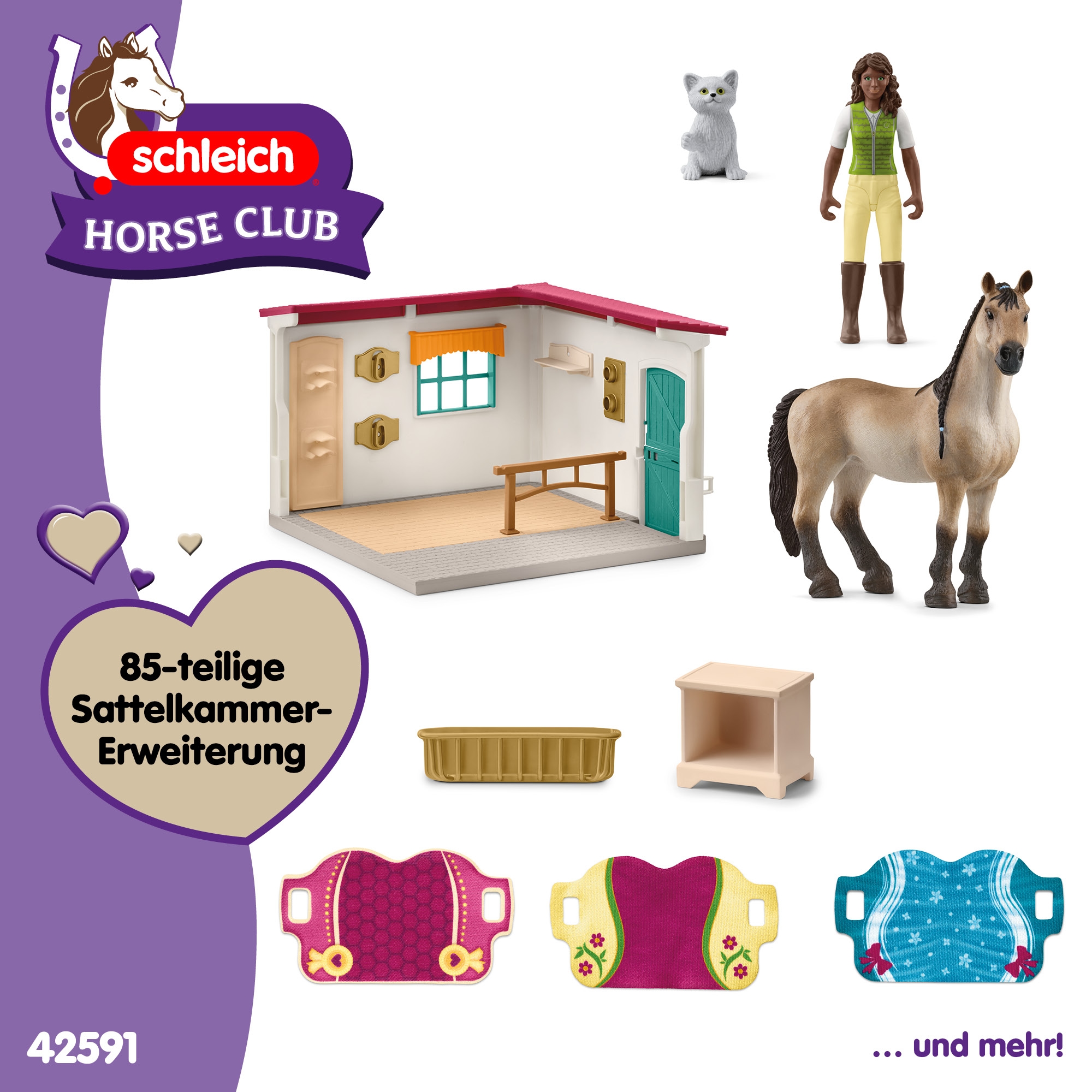 Schleich® Spielwelt »HORSE CLUB, Sattelkammer (42591)« Made in Germany