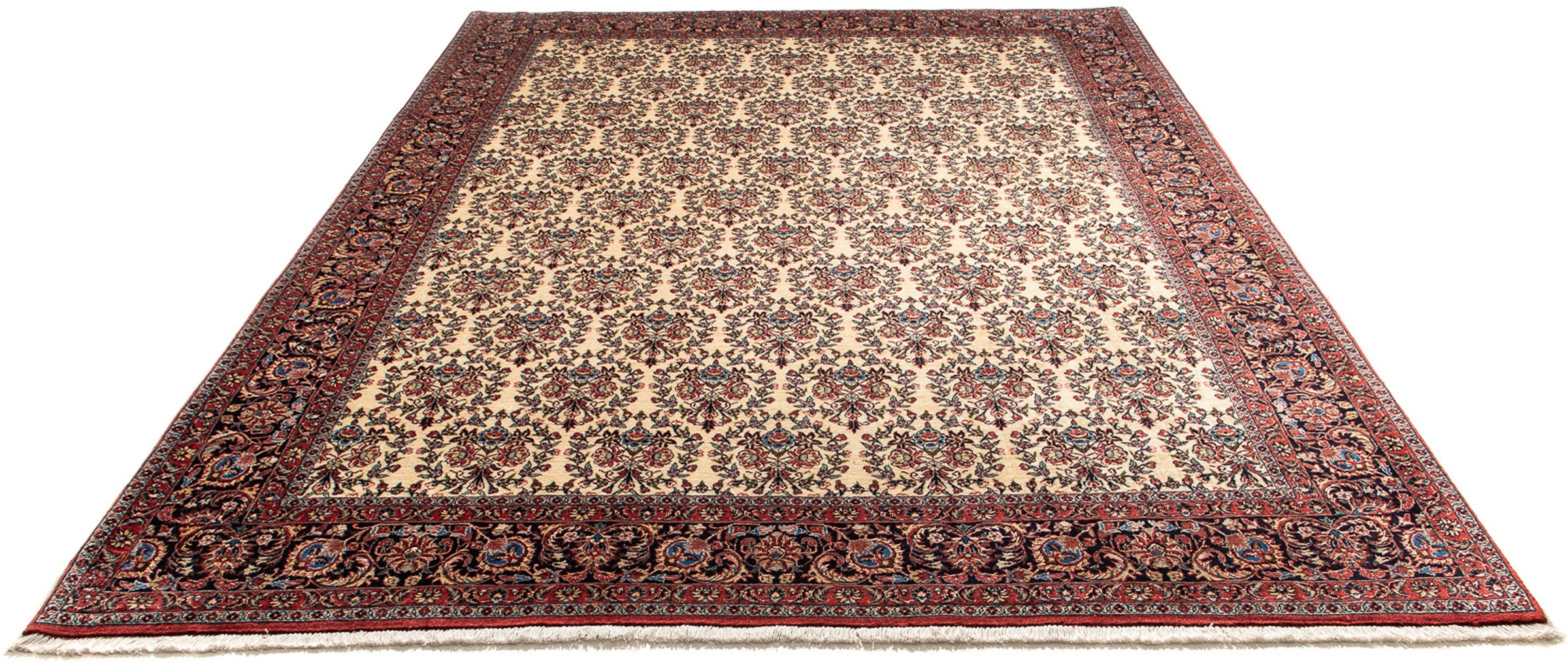 Image of morgenland Orientteppich »Perser - Bidjar - 300 x 208 cm - beige«, rechteckig, 15 mm Höhe, Wohnzimmer, Handgeknüpft, Einzelstück mit Zertifikat bei Ackermann Versand Schweiz
