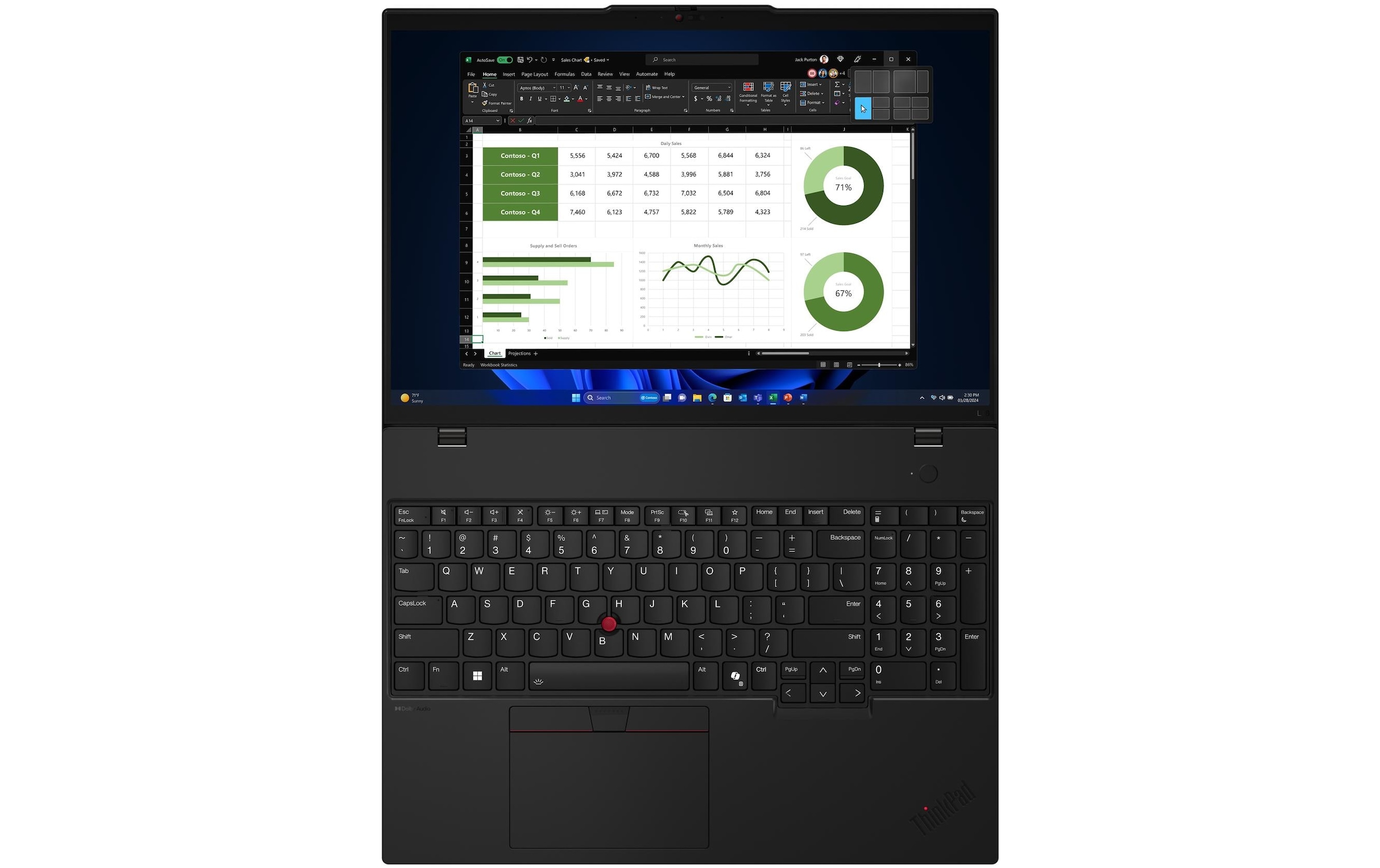 Lenovo Notebook »ThinkPad L16 Gen. 1 (Intel)«, / 16 Zoll, 512 GB SSD