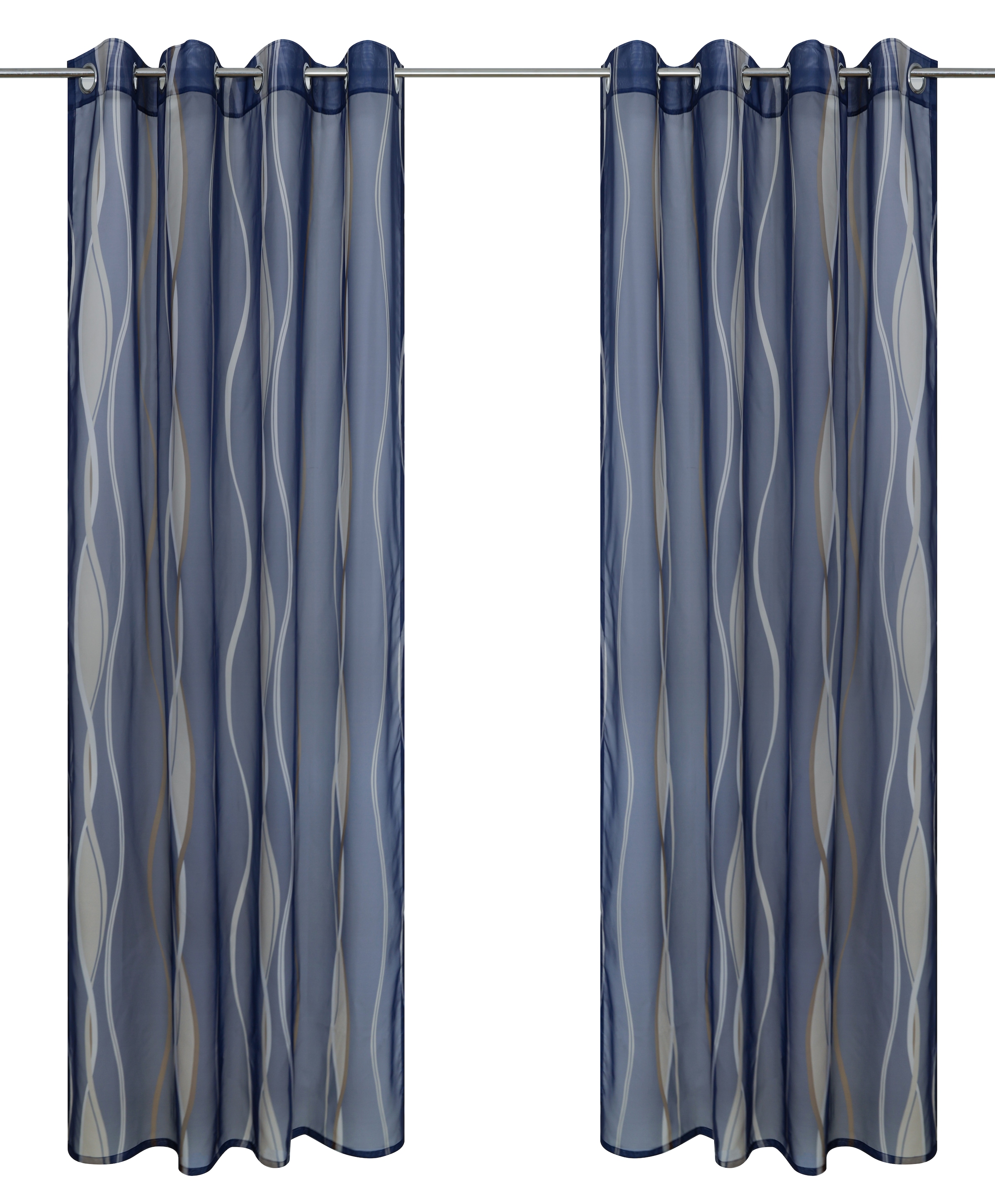 OTTO home Gardine "Dimona" Ösen 2 Stk. tlg. 2er-Set, transparent, Voile, Polyester